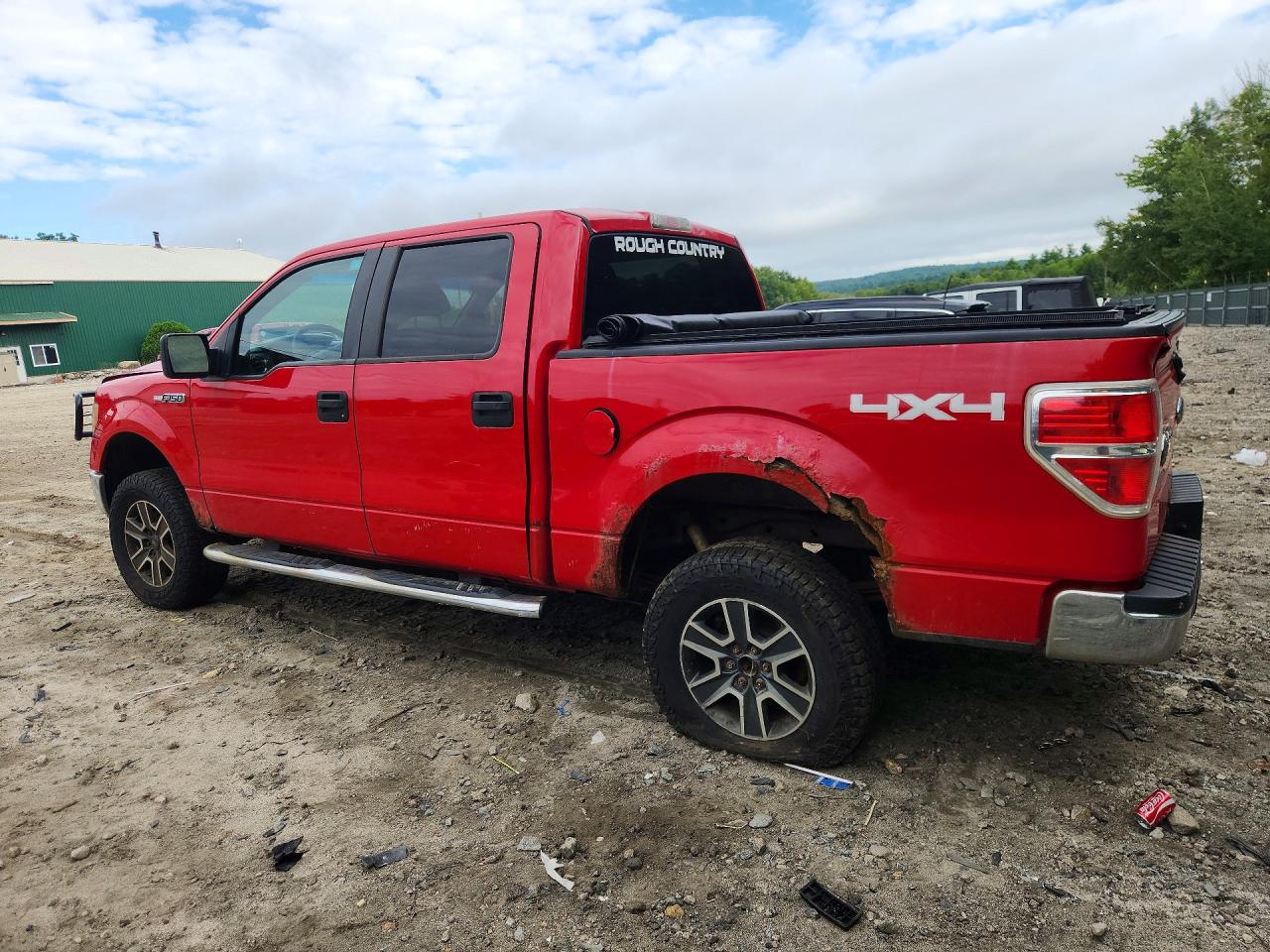 2010 Ford F150 Supercrew Red vin: 1FTFW1EV7AFD47732