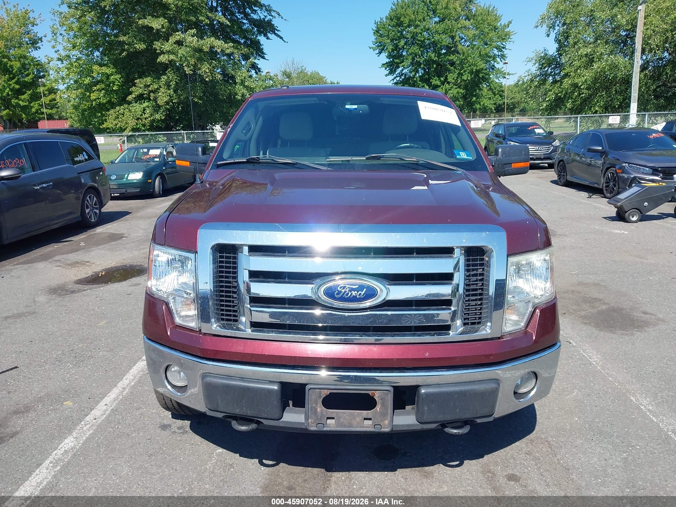 2010 Ford F-150 Fx4/harley-davidson/king Ranch/lariat/platinum/xl/xlt Red vin: 1FTFW1EV7AFD63350