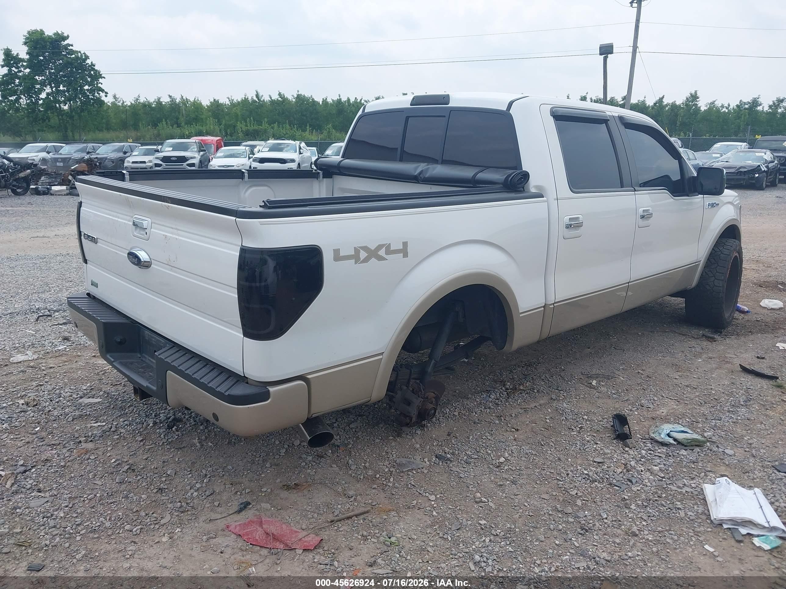 2010 Ford F-150 Fx4/harley-davidson/king Ranch/lariat/platinum/xl/xlt White vin: 1FTFW1EV7AKA97674