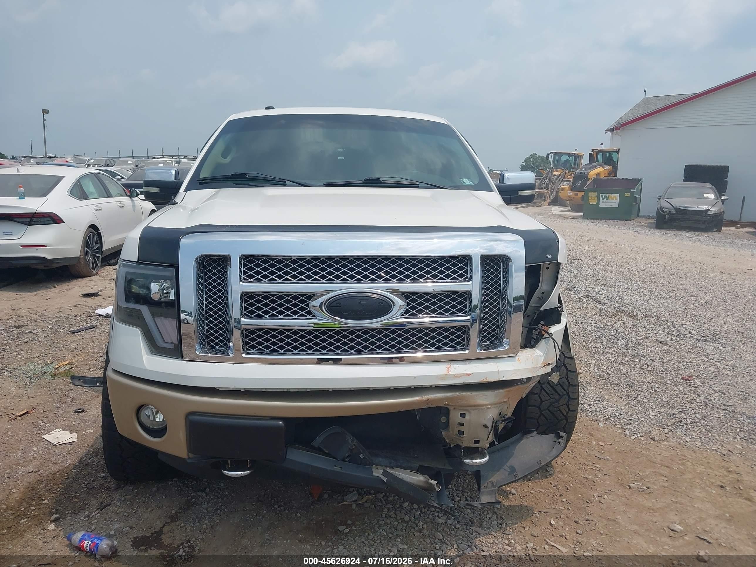 2010 Ford F-150 Fx4/harley-davidson/king Ranch/lariat/platinum/xl/xlt White vin: 1FTFW1EV7AKA97674