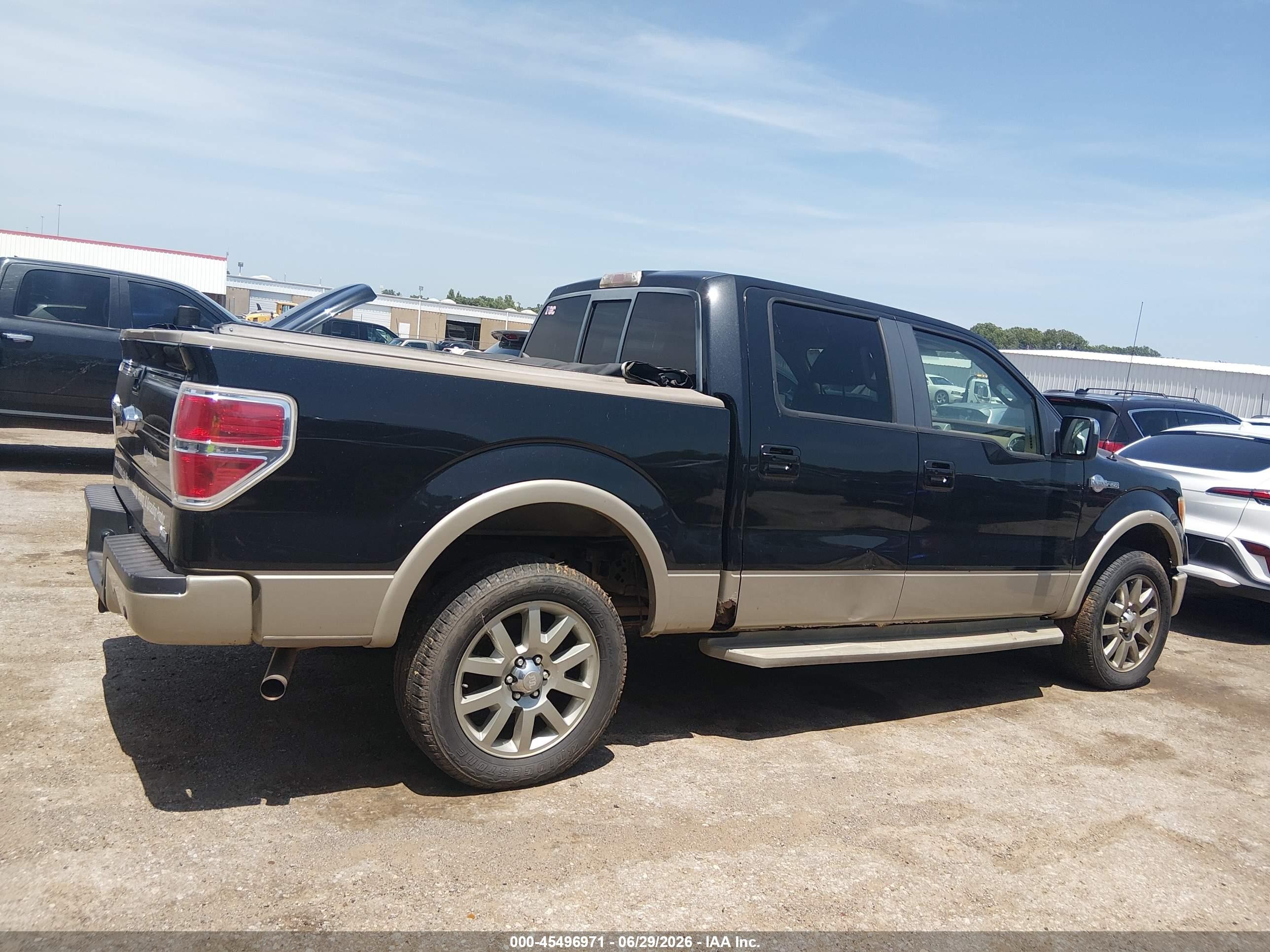 2010 Ford F-150 Fx4/harley-davidson/king Ranch/lariat/platinum/xl/xlt Black vin: 1FTFW1EV7AKB36554