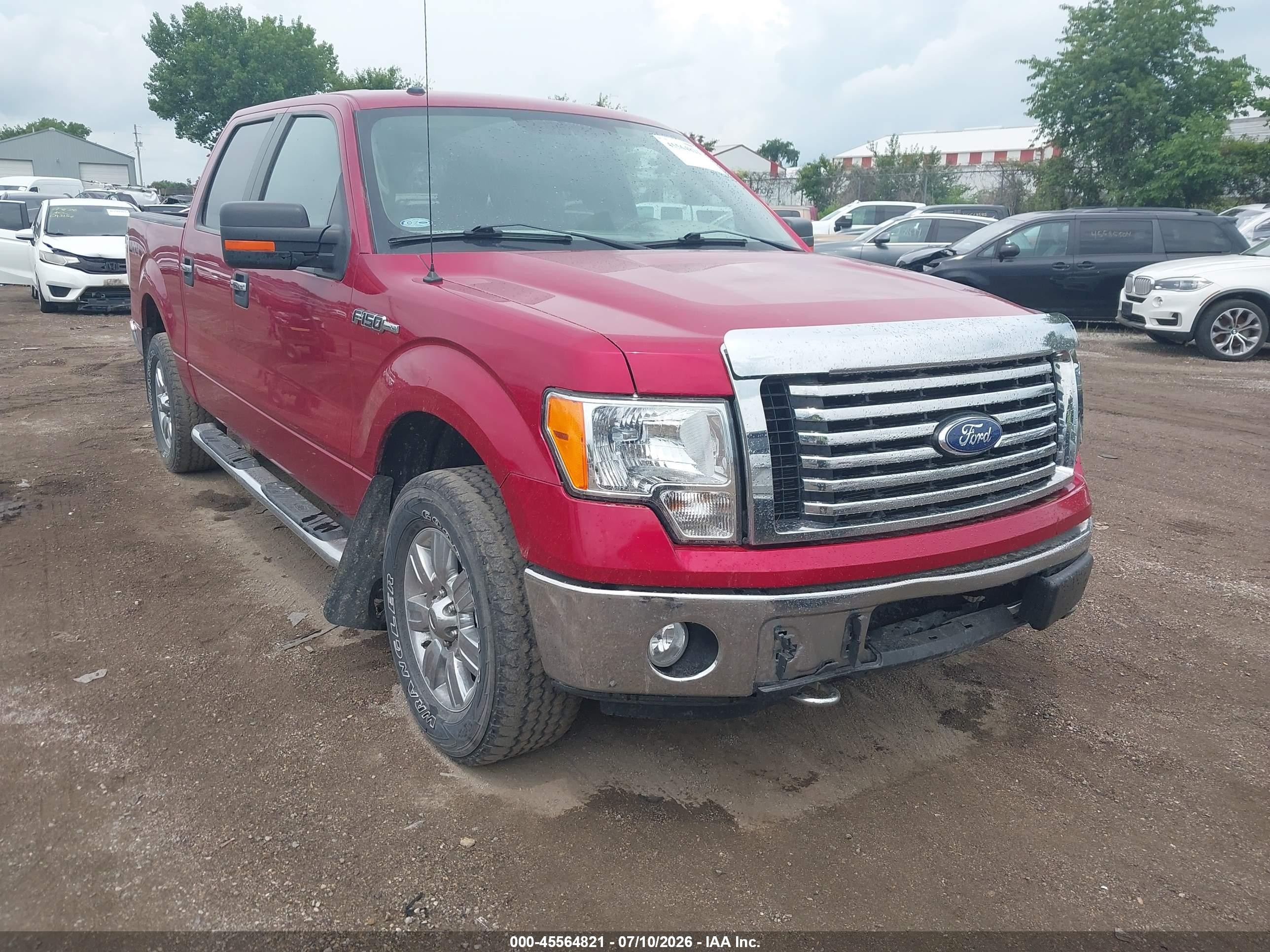 2010 Ford F-150 Fx4/harley-davidson/king Ranch/lariat/platinum/xl/xlt Red vin: 1FTFW1EV7AKC19644
