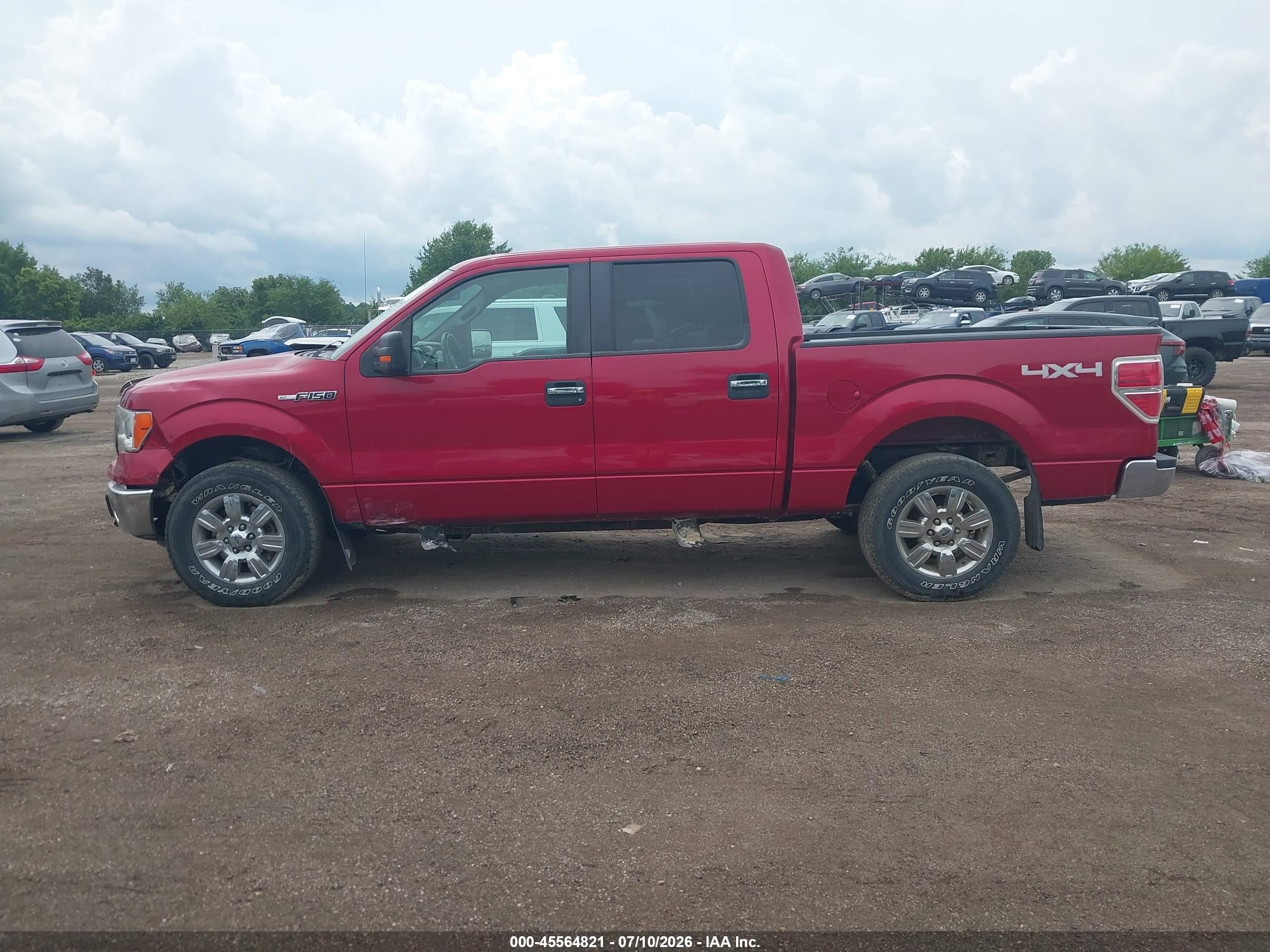 2010 Ford F-150 Fx4/harley-davidson/king Ranch/lariat/platinum/xl/xlt Красный vin: 1FTFW1EV7AKC19644