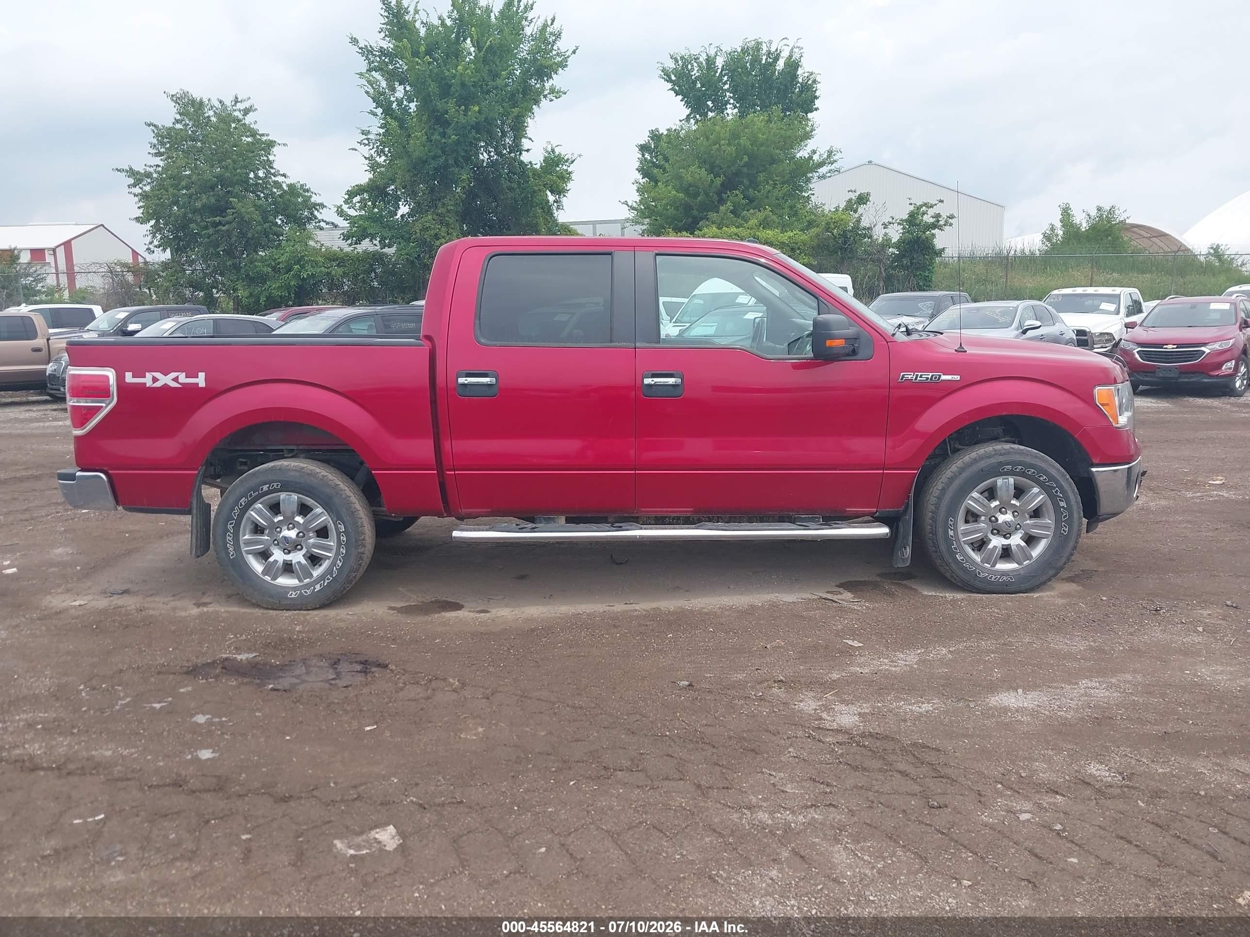 2010 Ford F-150 Fx4/harley-davidson/king Ranch/lariat/platinum/xl/xlt Красный vin: 1FTFW1EV7AKC19644