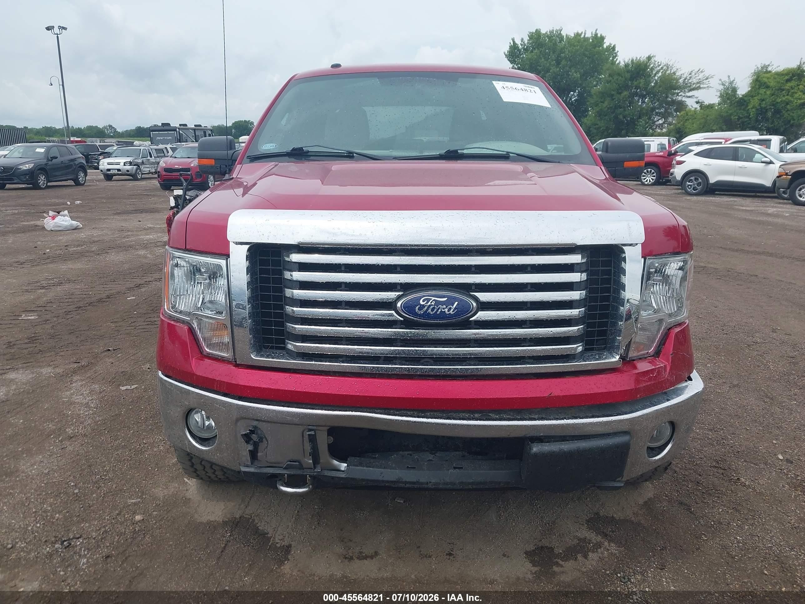 2010 Ford F-150 Fx4/harley-davidson/king Ranch/lariat/platinum/xl/xlt Красный vin: 1FTFW1EV7AKC19644