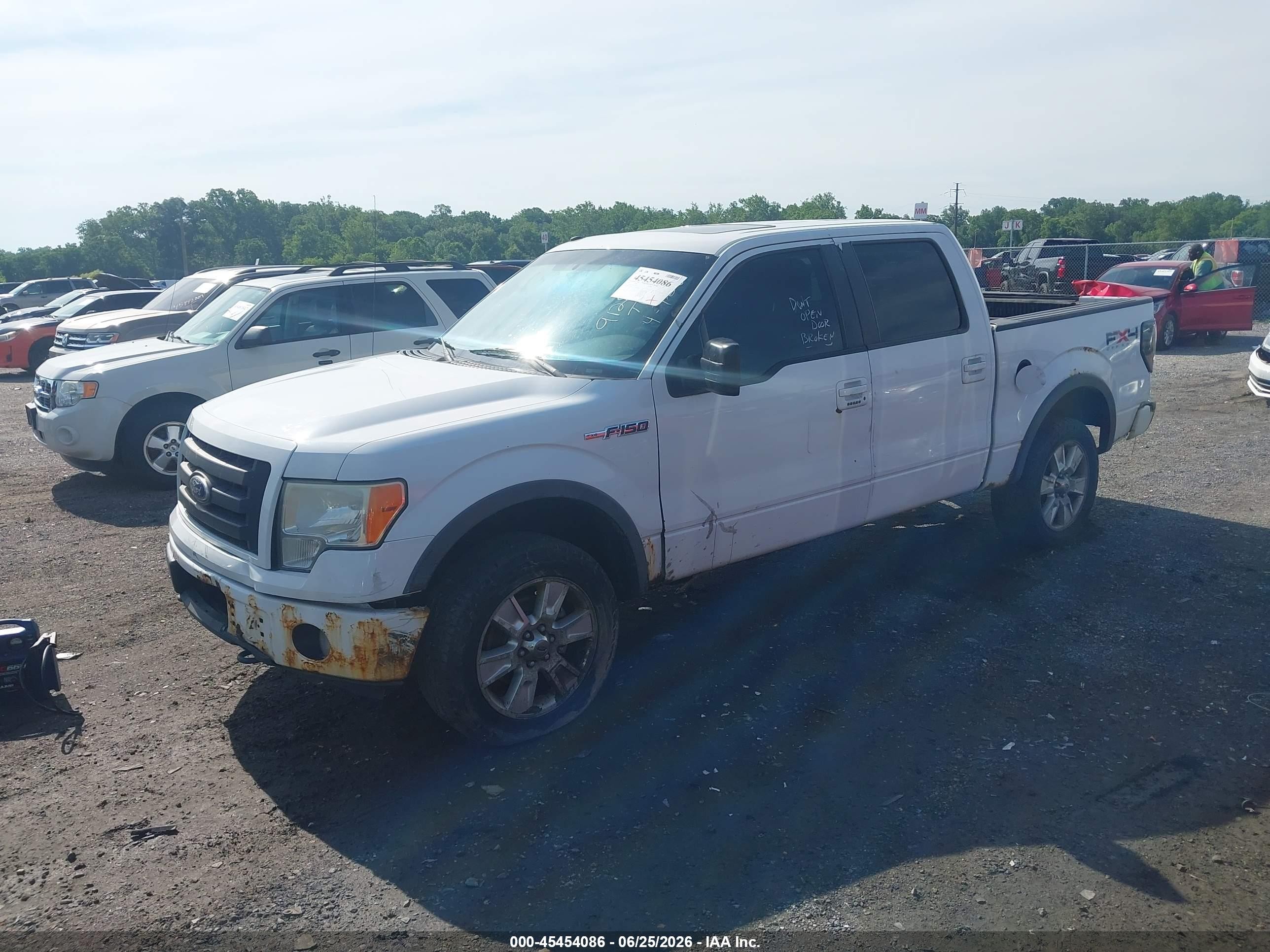 2010 Ford F-150 Fx4/harley-davidson/king Ranch/lariat/platinum/xl/xlt White vin: 1FTFW1EV8AFA26718
