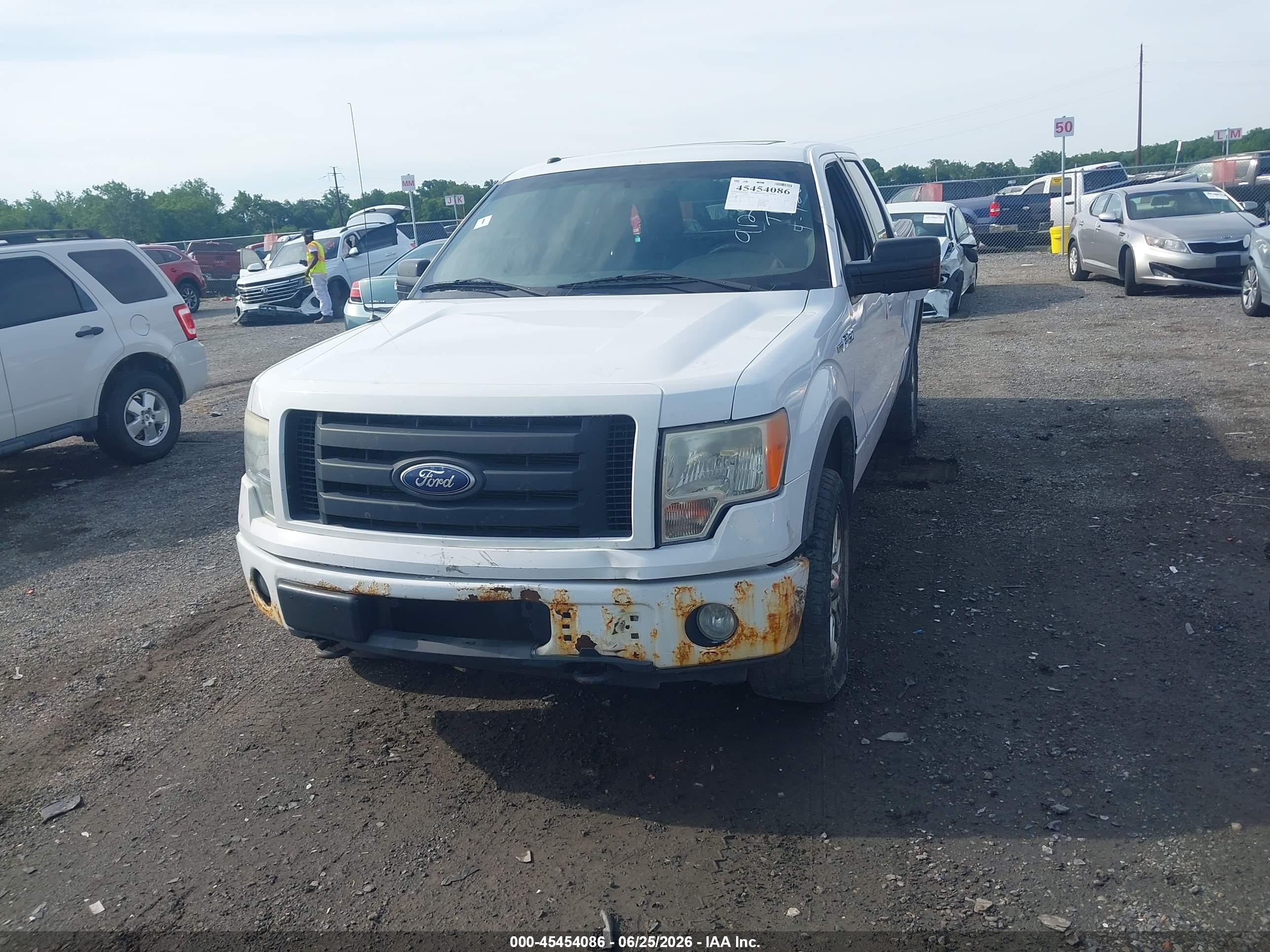 2010 Ford F-150 Fx4/harley-davidson/king Ranch/lariat/platinum/xl/xlt White vin: 1FTFW1EV8AFA26718