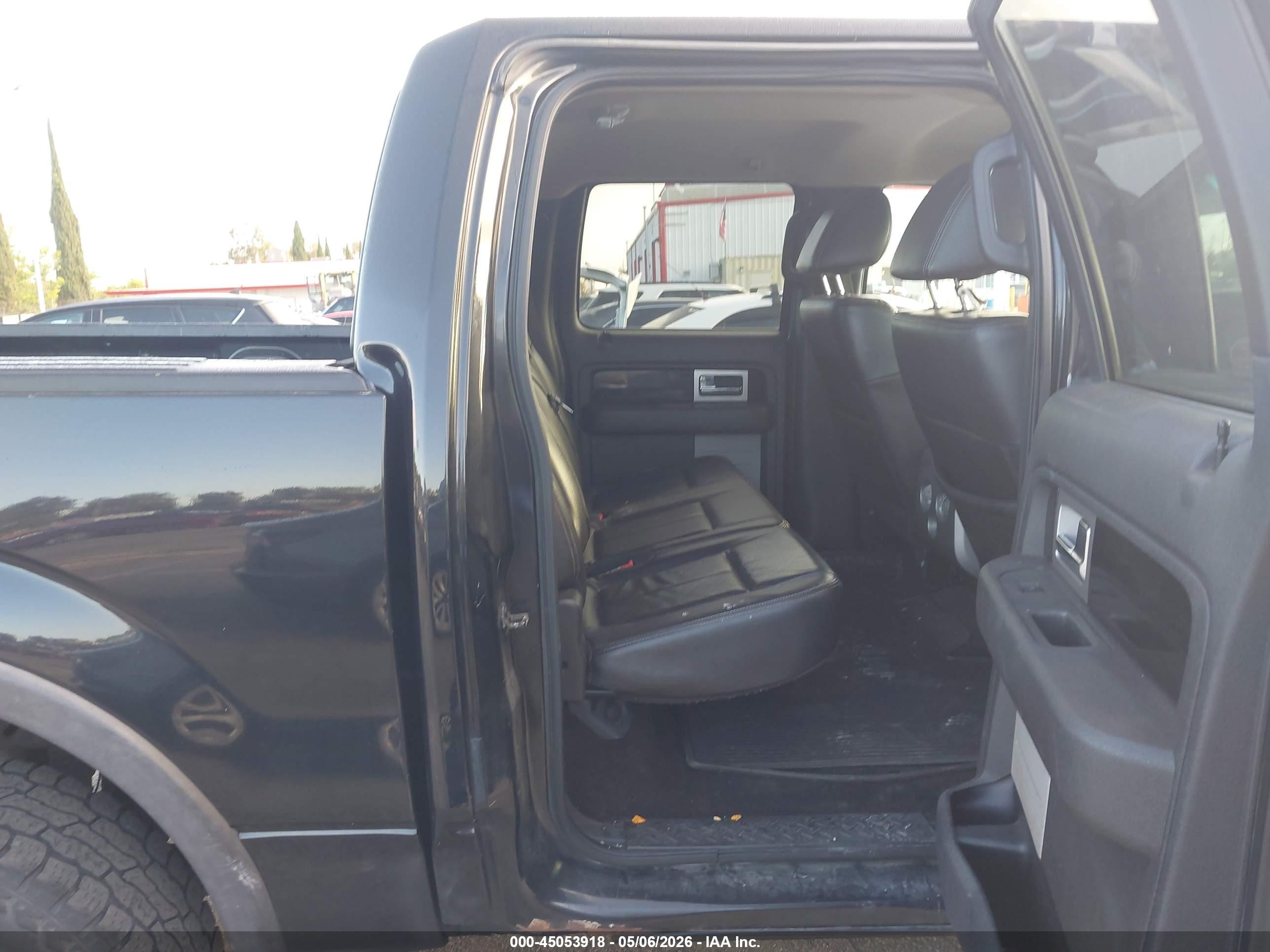 2010 Ford F-150 Fx4 Black vin: 1FTFW1EV8AFA38738