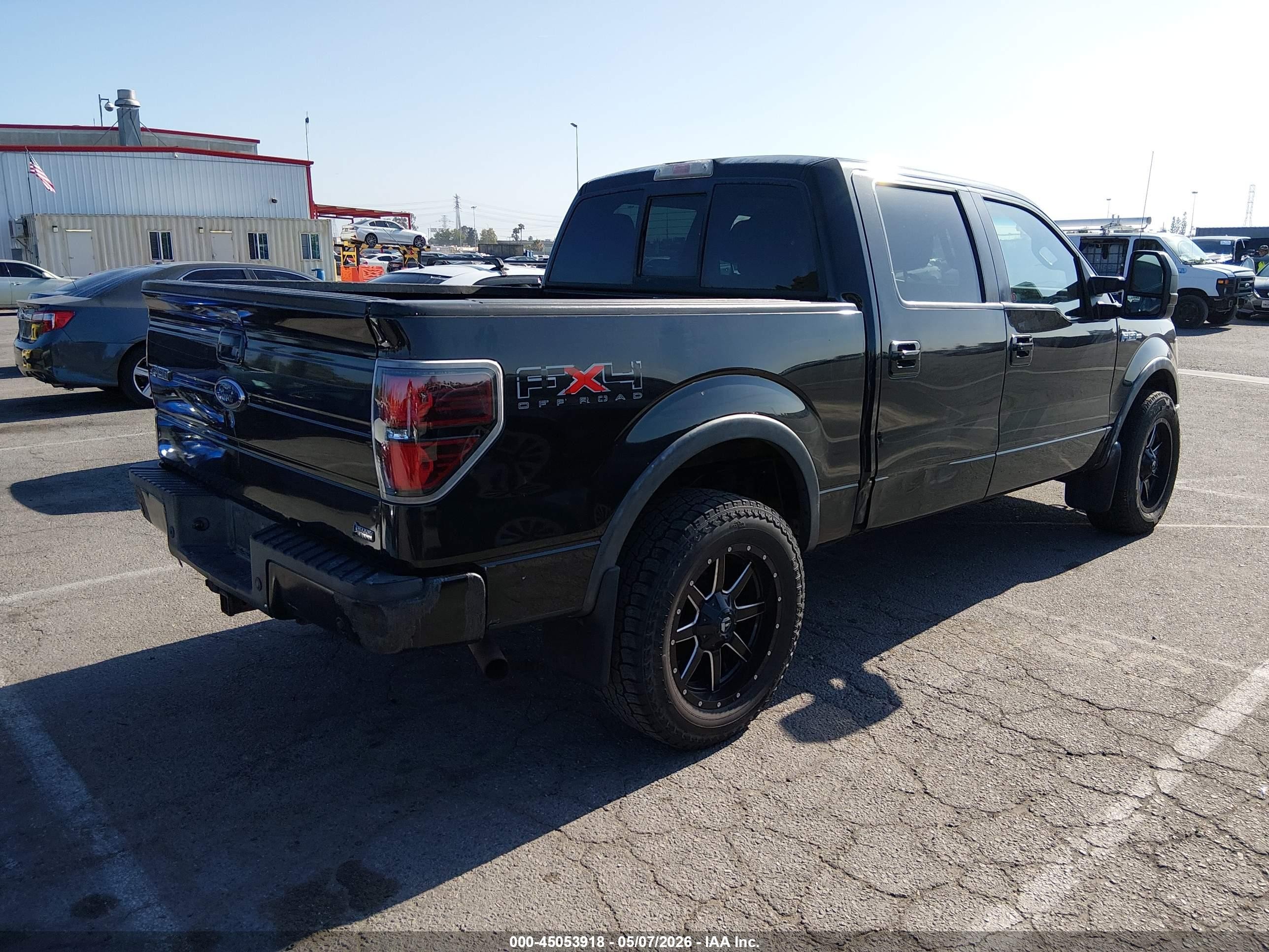 2010 Ford F-150 Fx4 Black vin: 1FTFW1EV8AFA38738