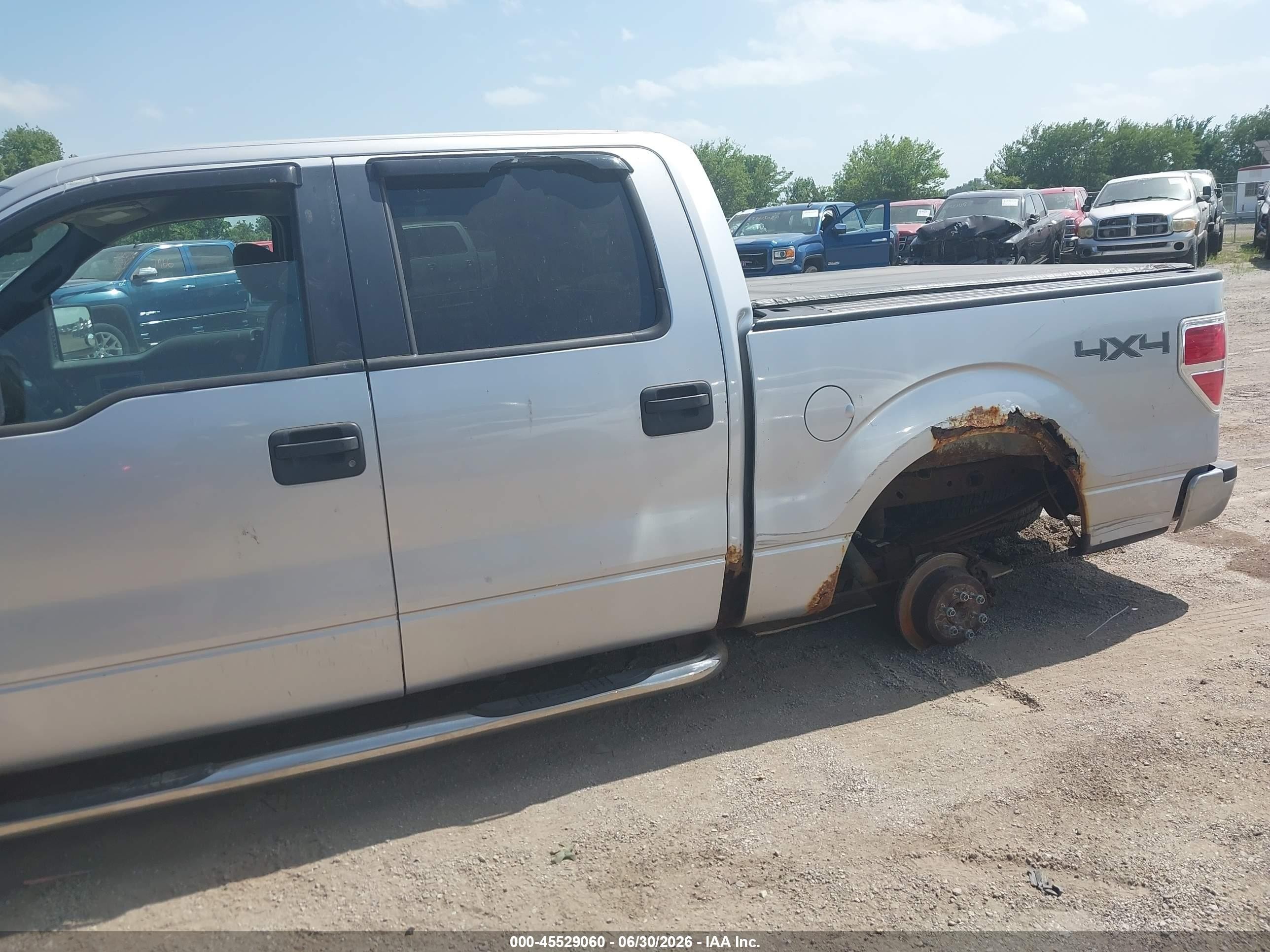 2010 Ford F-150 Fx4/harley-davidson/king Ranch/lariat/platinum/xl/xlt Silver vin: 1FTFW1EV8AFA68127