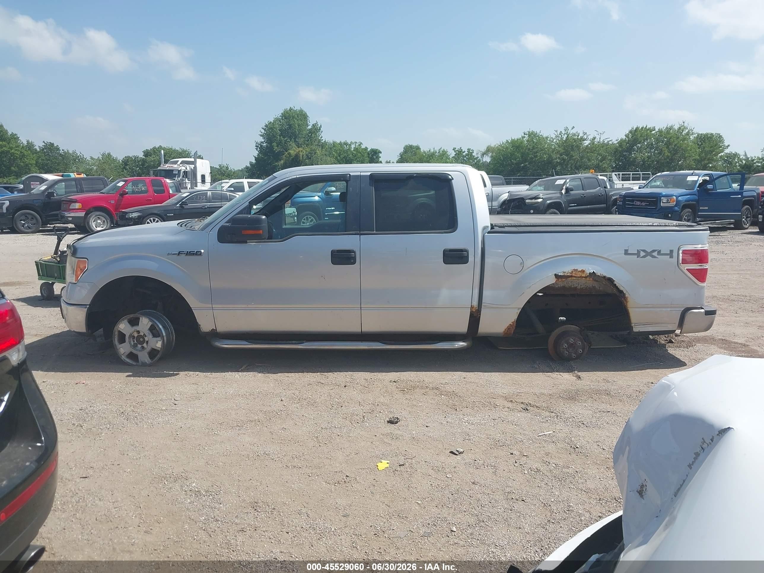 2010 Ford F-150 Fx4/harley-davidson/king Ranch/lariat/platinum/xl/xlt Silver vin: 1FTFW1EV8AFA68127