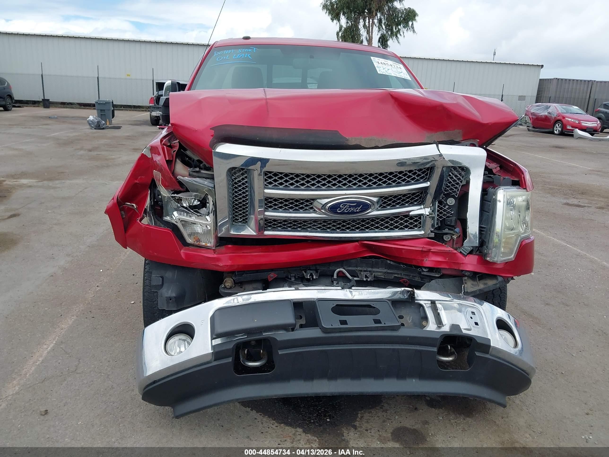 2010 Ford F-150 Fx4/harley-davidson/king Ranch/lariat/platinum/xl/xlt Red vin: 1FTFW1EV8AFA87907