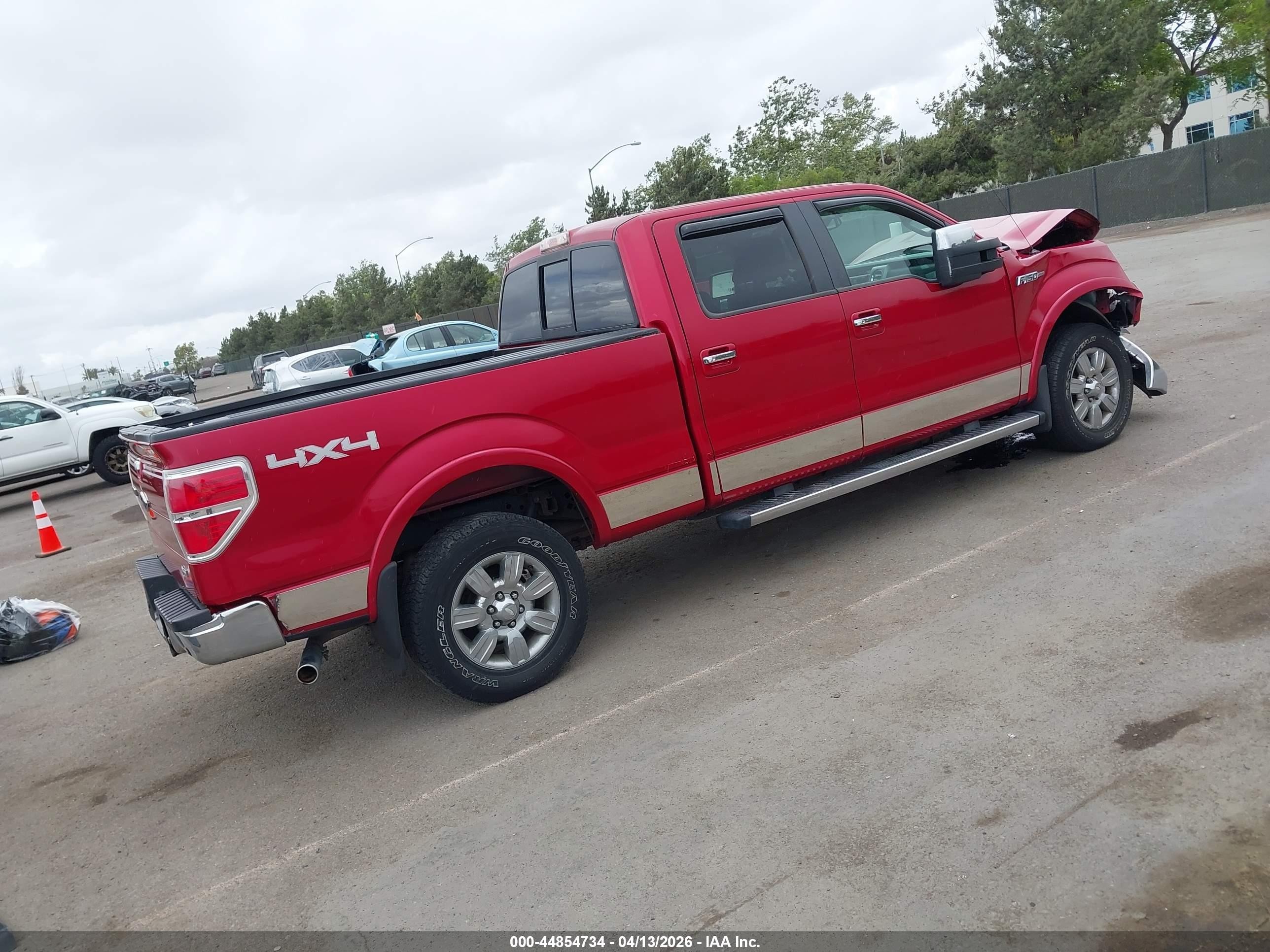 2010 Ford F-150 Fx4/harley-davidson/king Ranch/lariat/platinum/xl/xlt Red vin: 1FTFW1EV8AFA87907