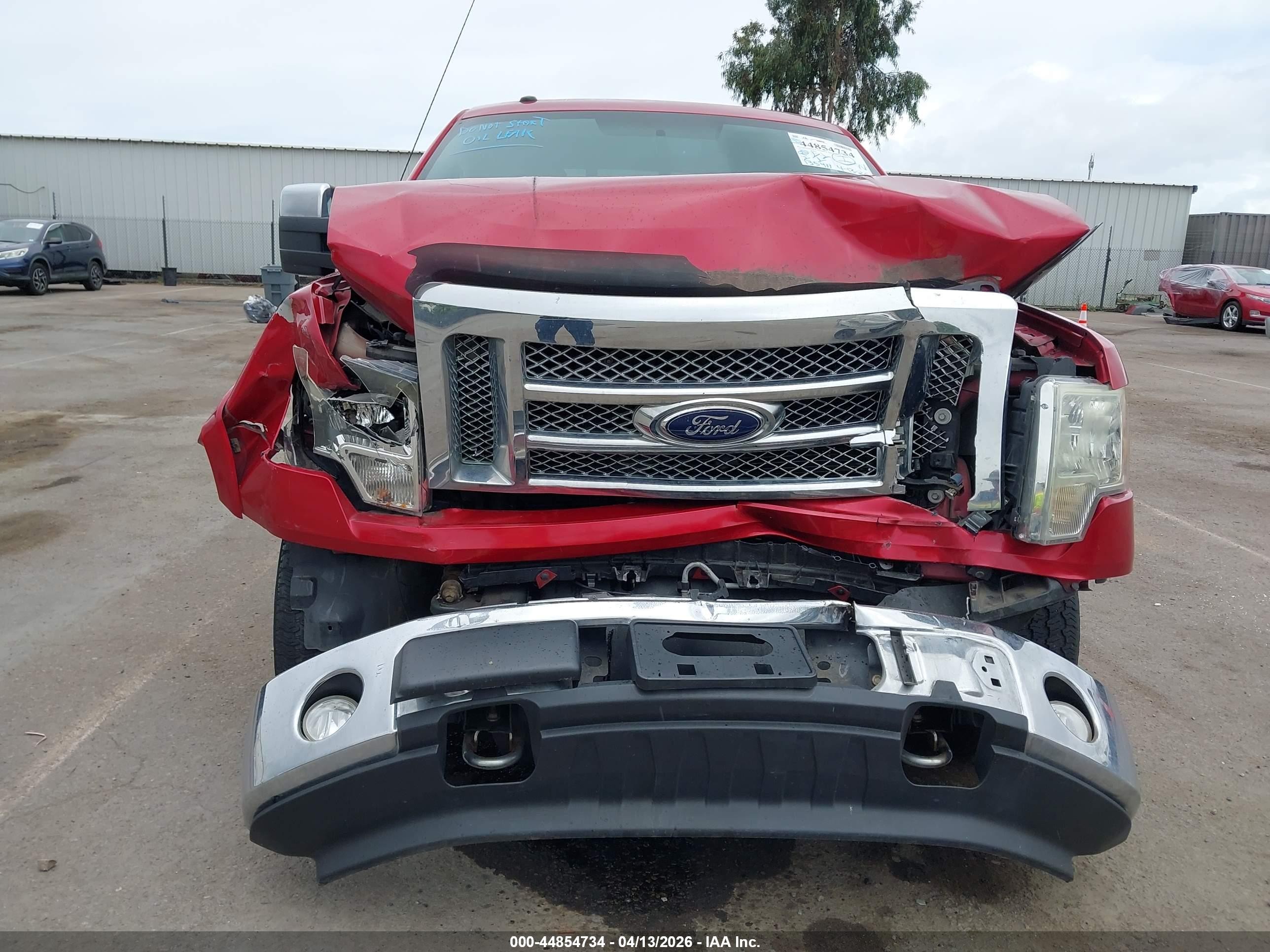 2010 Ford F-150 Fx4/harley-davidson/king Ranch/lariat/platinum/xl/xlt Red vin: 1FTFW1EV8AFA87907