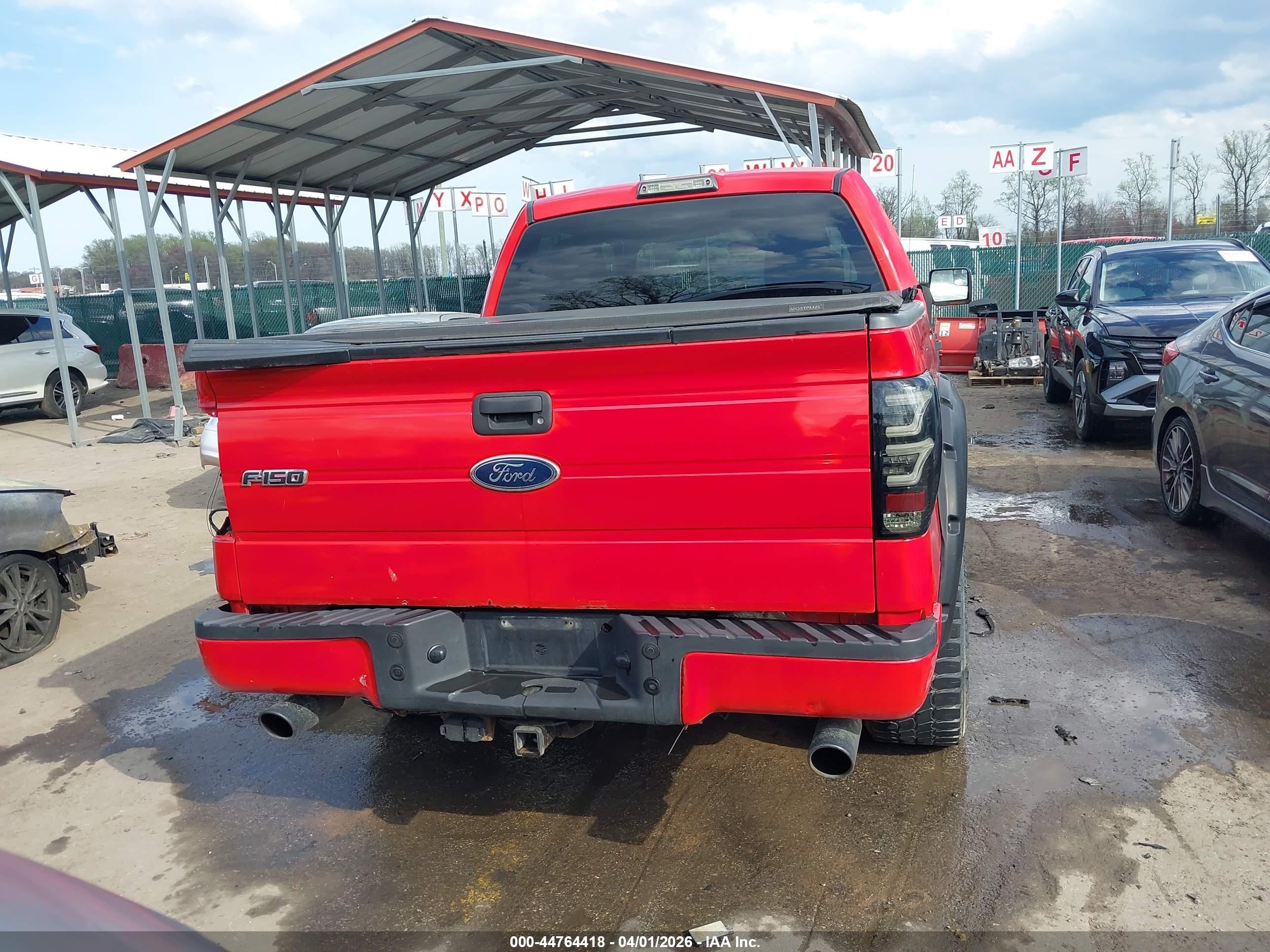 2010 Ford F-150 Fx4/harley-davidson/king Ranch/lariat/platinum/xl/xlt Red vin: 1FTFW1EV8AFB19061