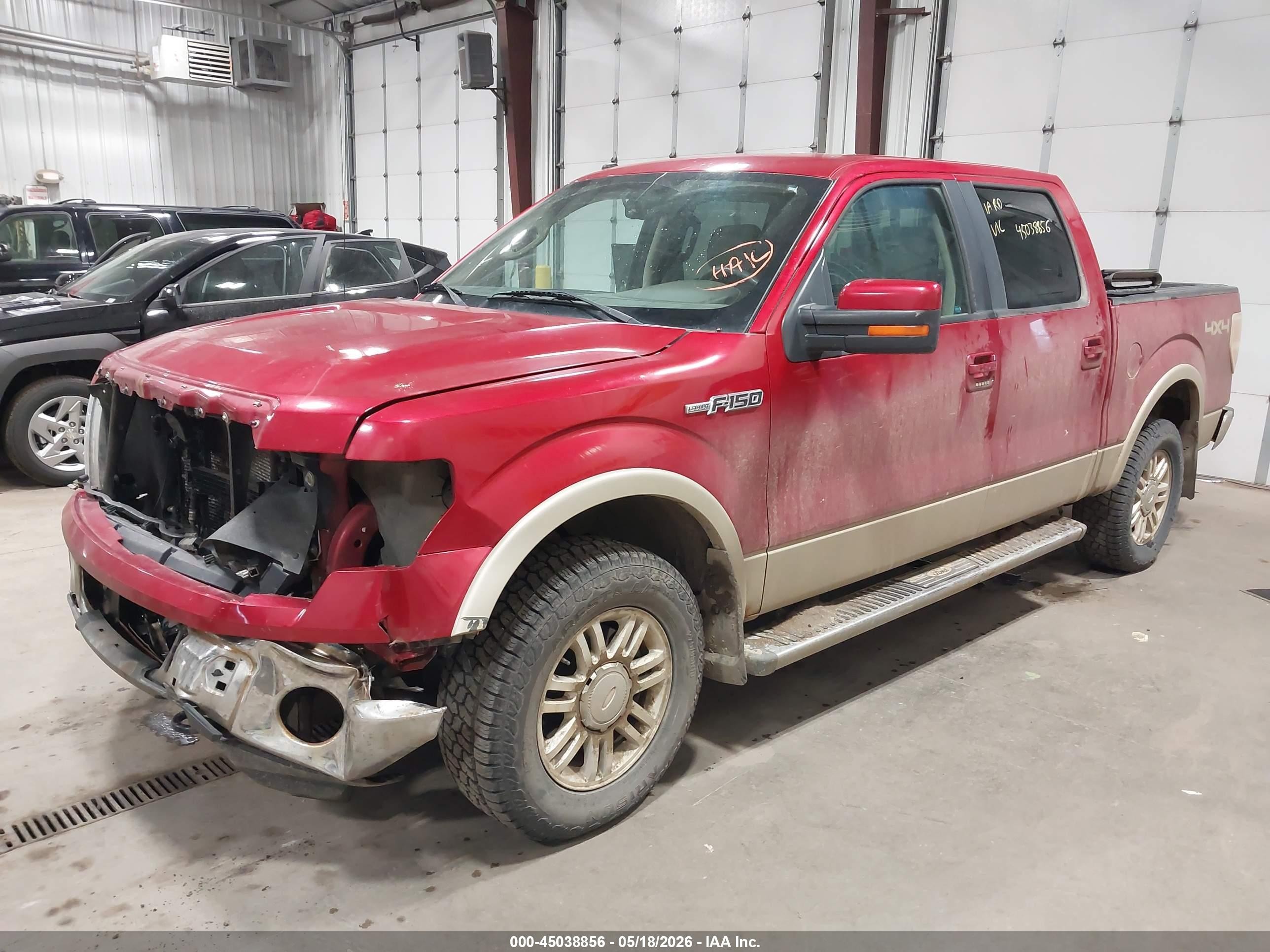 2010 Ford F-150 Fx4/harley-davidson/king Ranch/lariat/platinum/xl/xlt Red vin: 1FTFW1EV8AFB22316