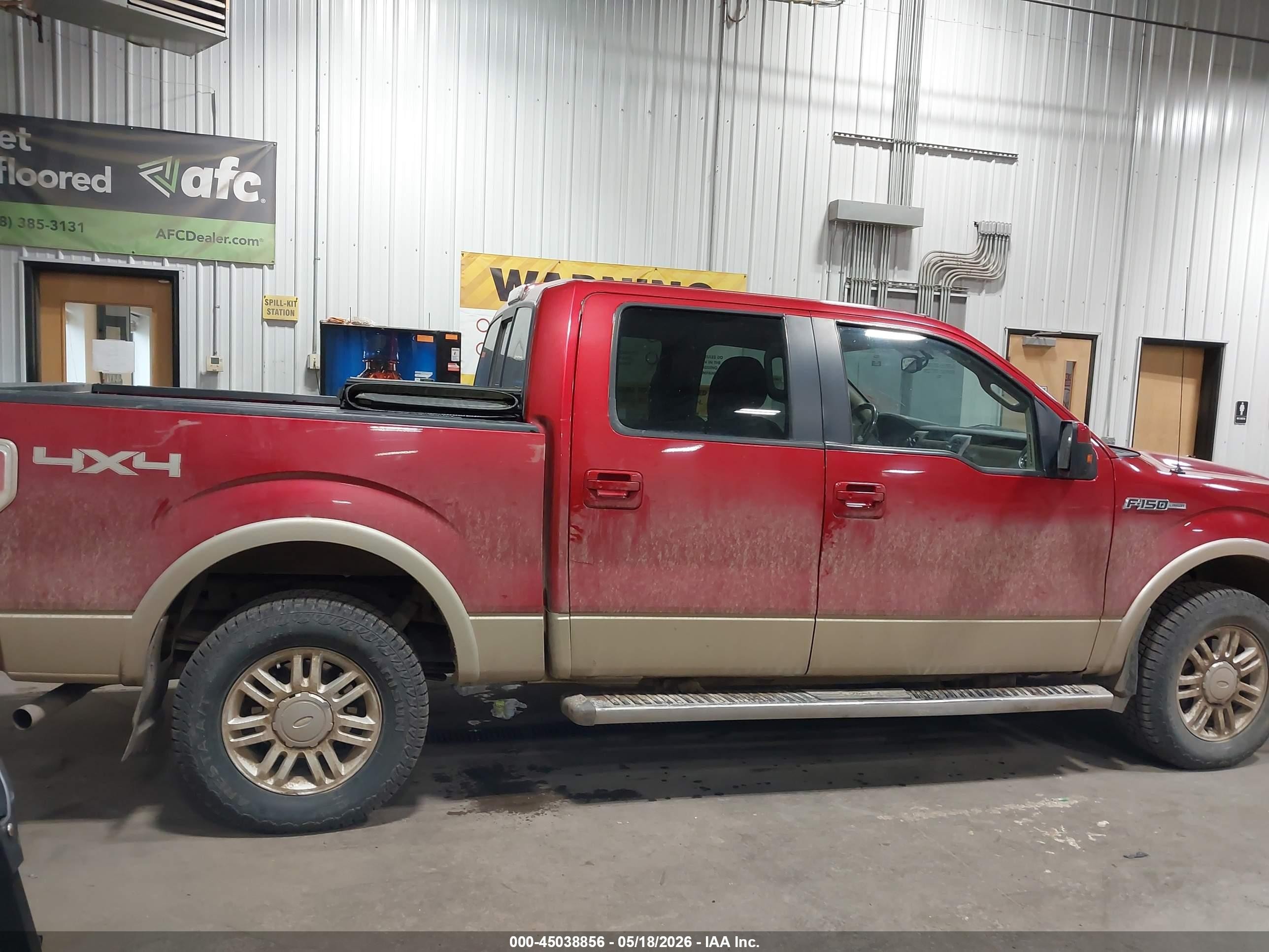 2010 Ford F-150 Fx4/harley-davidson/king Ranch/lariat/platinum/xl/xlt Red vin: 1FTFW1EV8AFB22316