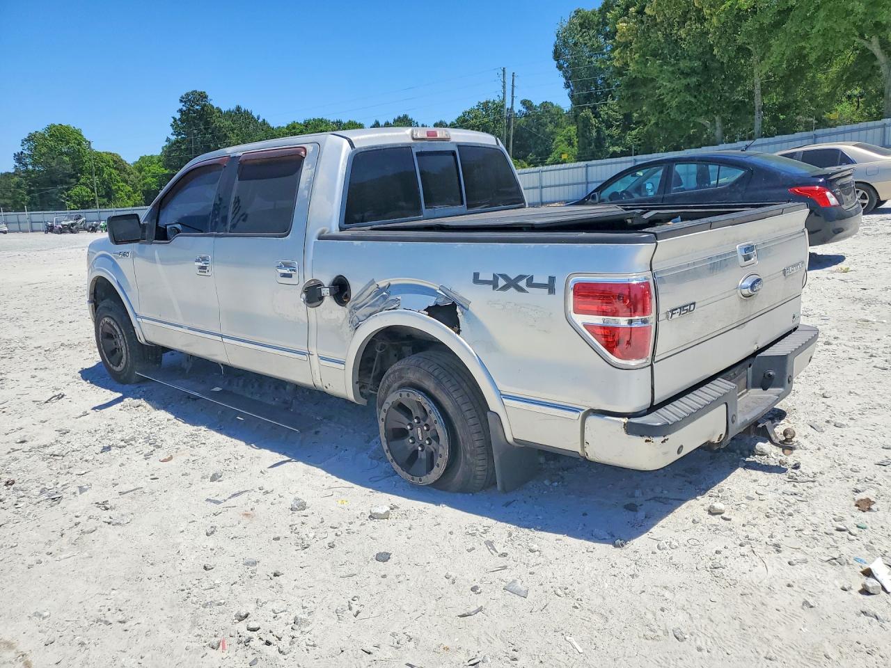 2010 Ford F150 Supercrew Silver vin: 1FTFW1EV8AFC09648