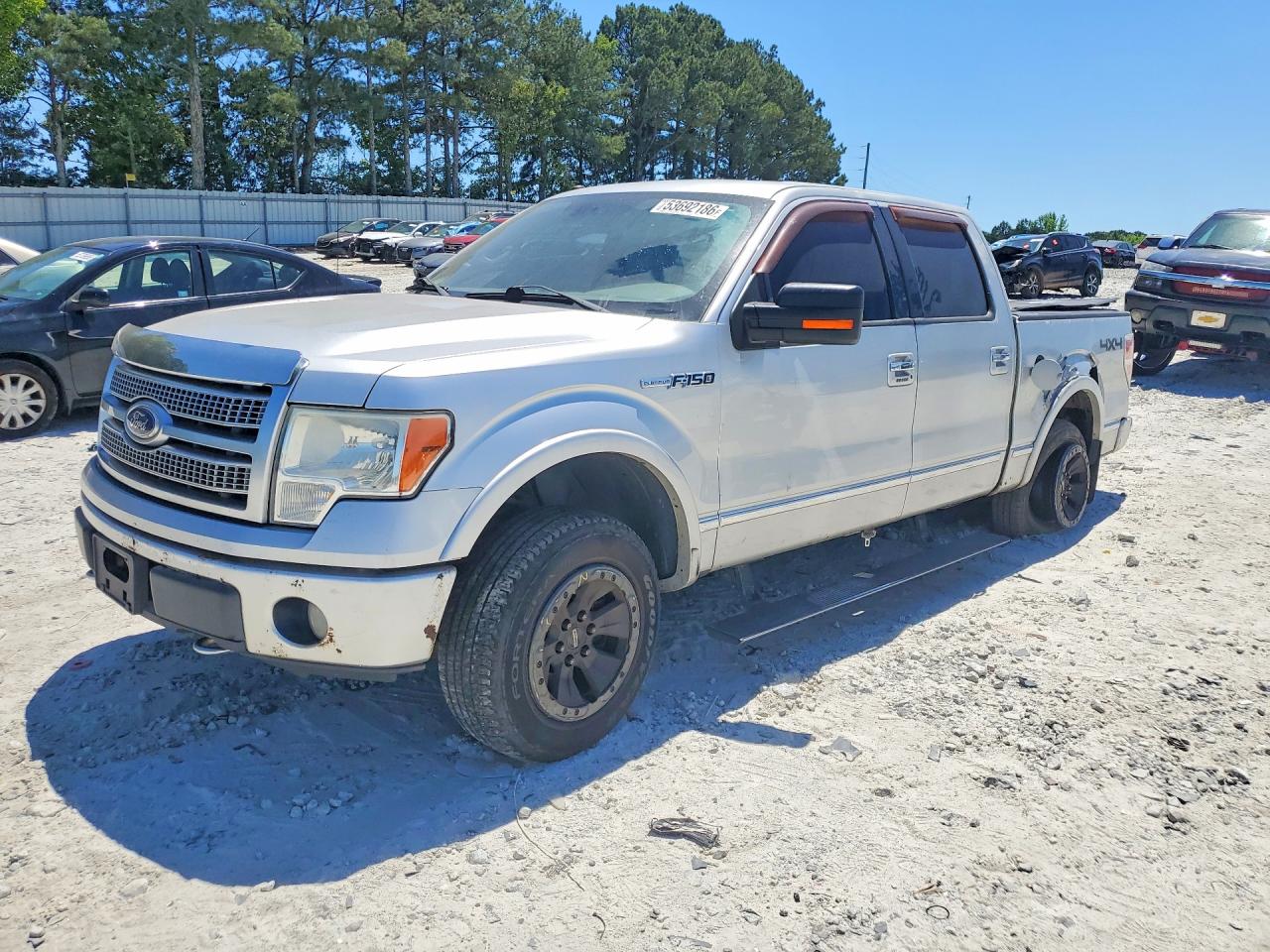 2010 Ford F150 Supercrew Silver vin: 1FTFW1EV8AFC09648