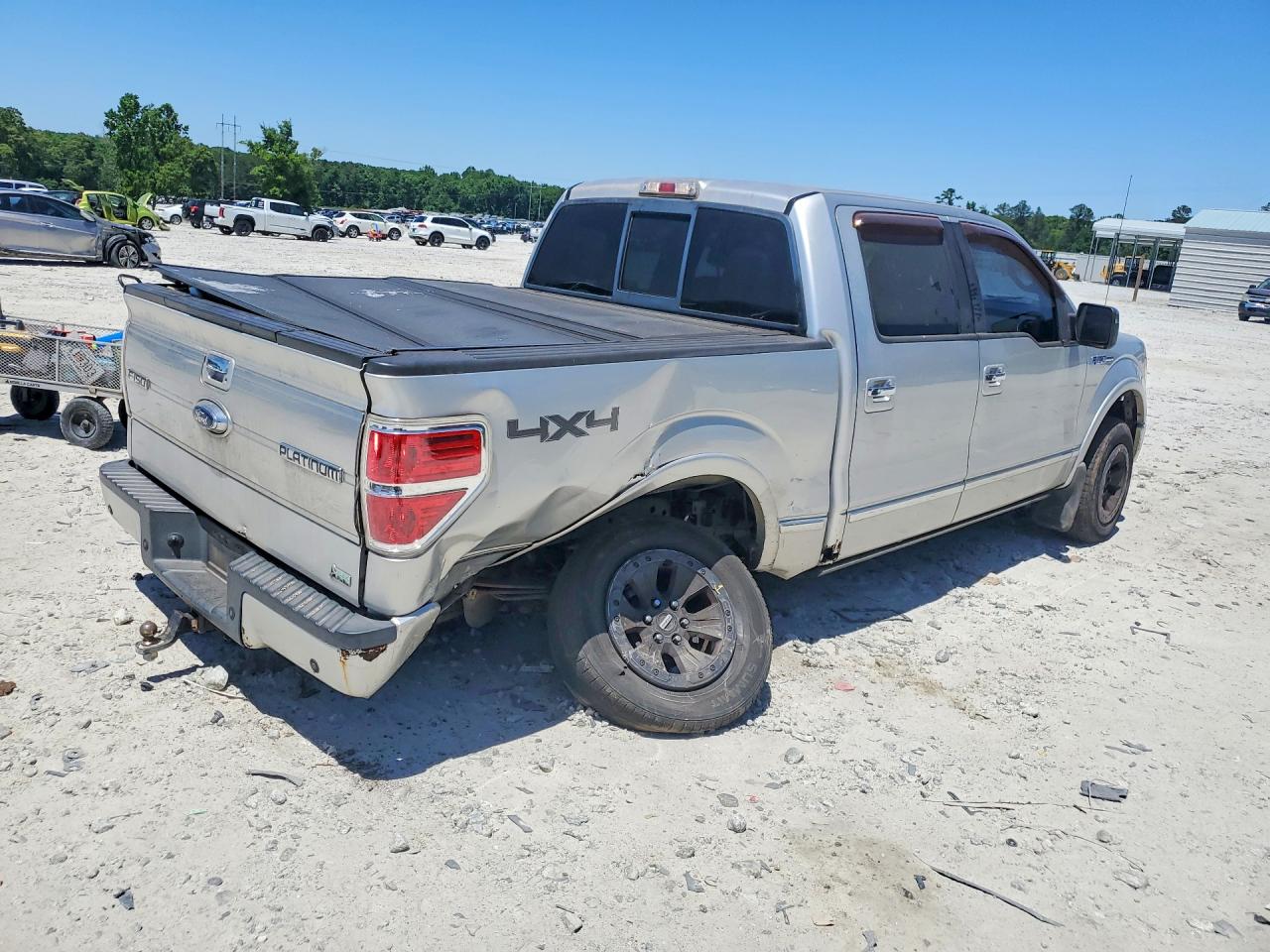 2010 Ford F150 Supercrew Silver vin: 1FTFW1EV8AFC09648