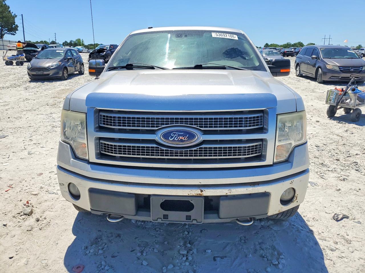 2010 Ford F150 Supercrew Silver vin: 1FTFW1EV8AFC09648