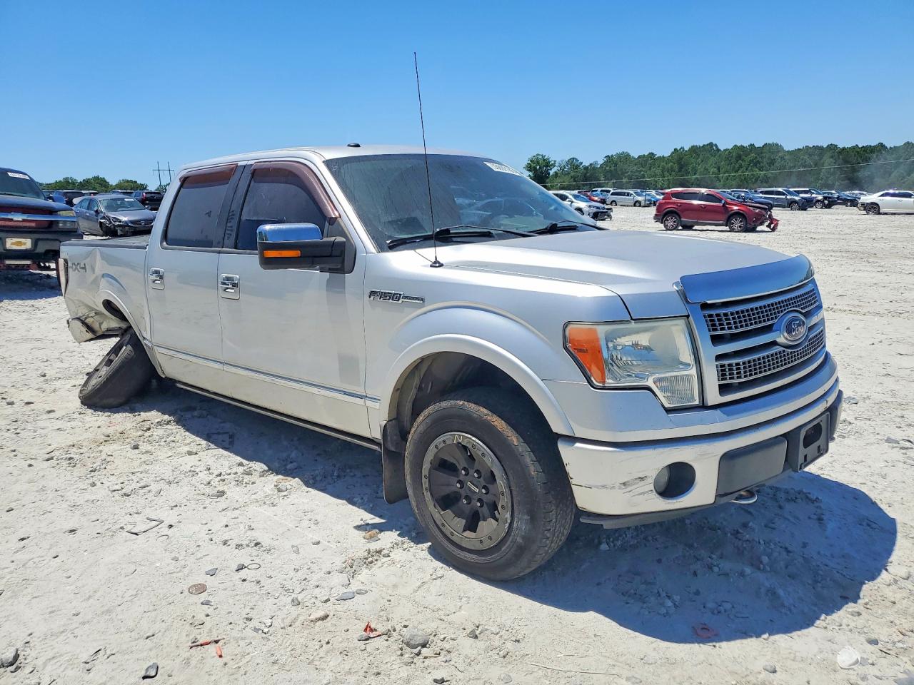 2010 Ford F150 Supercrew Silver vin: 1FTFW1EV8AFC09648