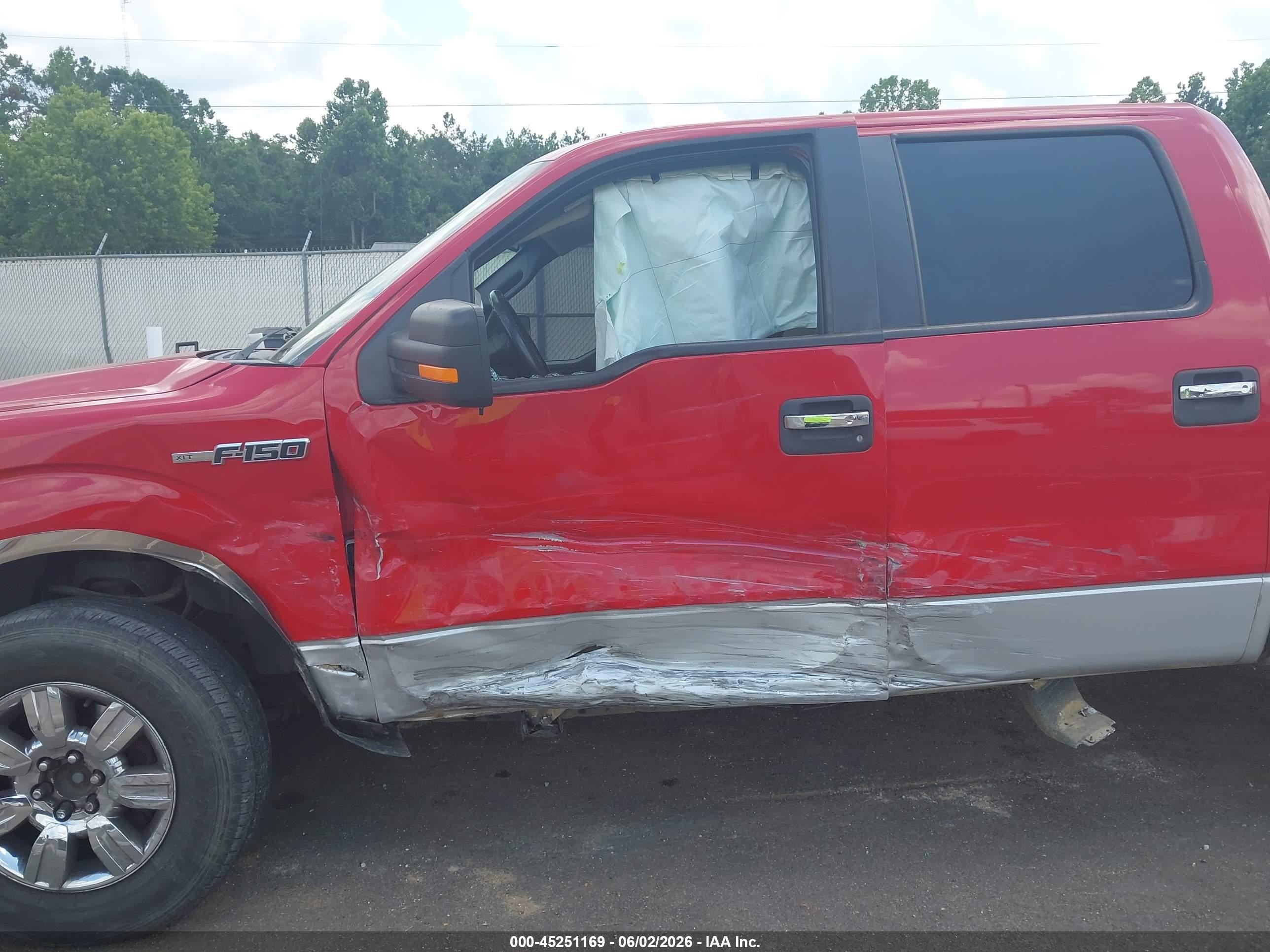 2010 Ford F-150 Fx4/harley-davidson/king Ranch/lariat/platinum/xl/xlt Red vin: 1FTFW1EV8AFC30208