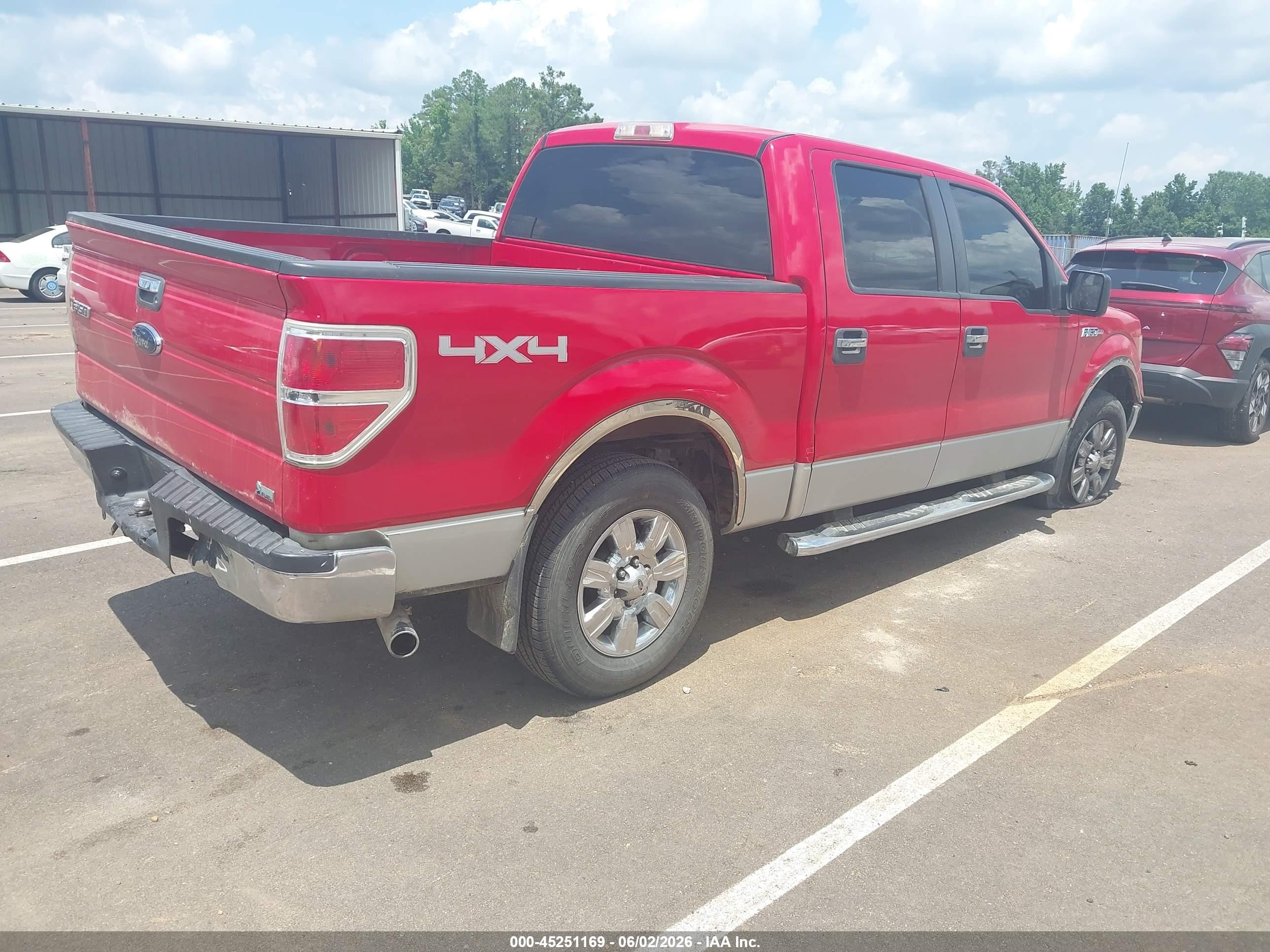 2010 Ford F-150 Fx4/harley-davidson/king Ranch/lariat/platinum/xl/xlt Red vin: 1FTFW1EV8AFC30208
