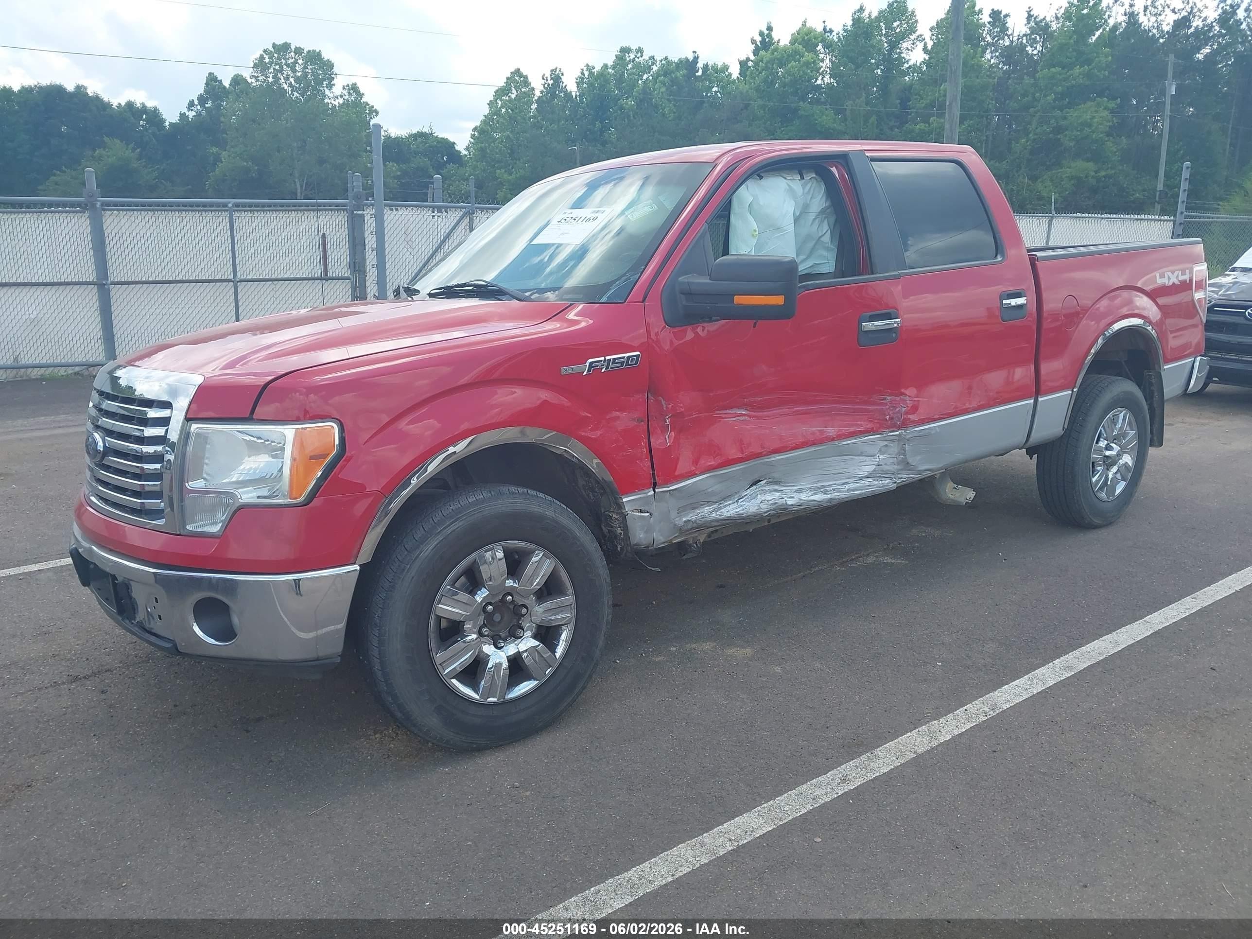 2010 Ford F-150 Fx4/harley-davidson/king Ranch/lariat/platinum/xl/xlt Red vin: 1FTFW1EV8AFC30208