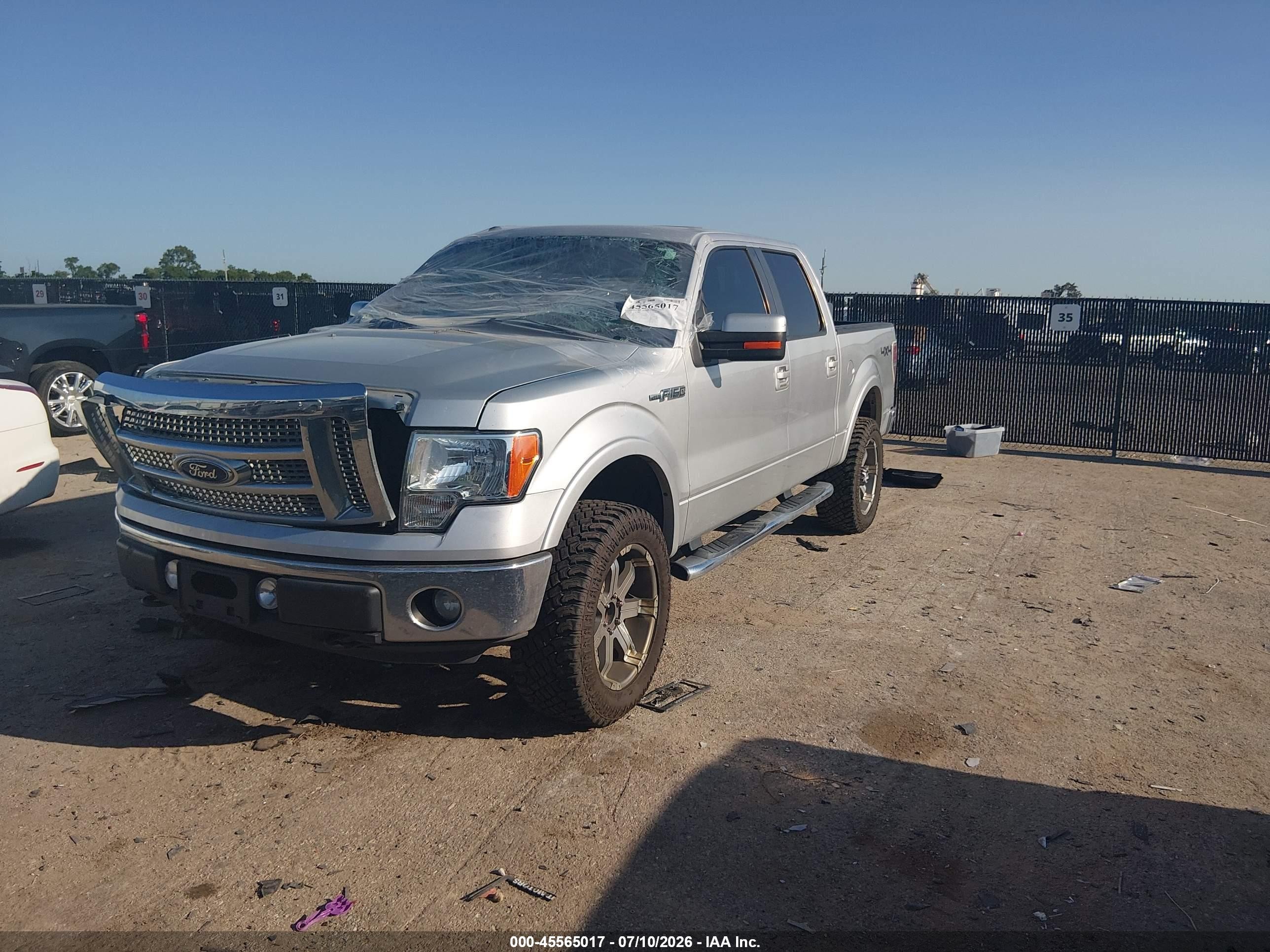 2010 Ford F-150 Fx4/harley-davidson/king Ranch/lariat/platinum/xl/xlt Silver vin: 1FTFW1EV8AFC49597