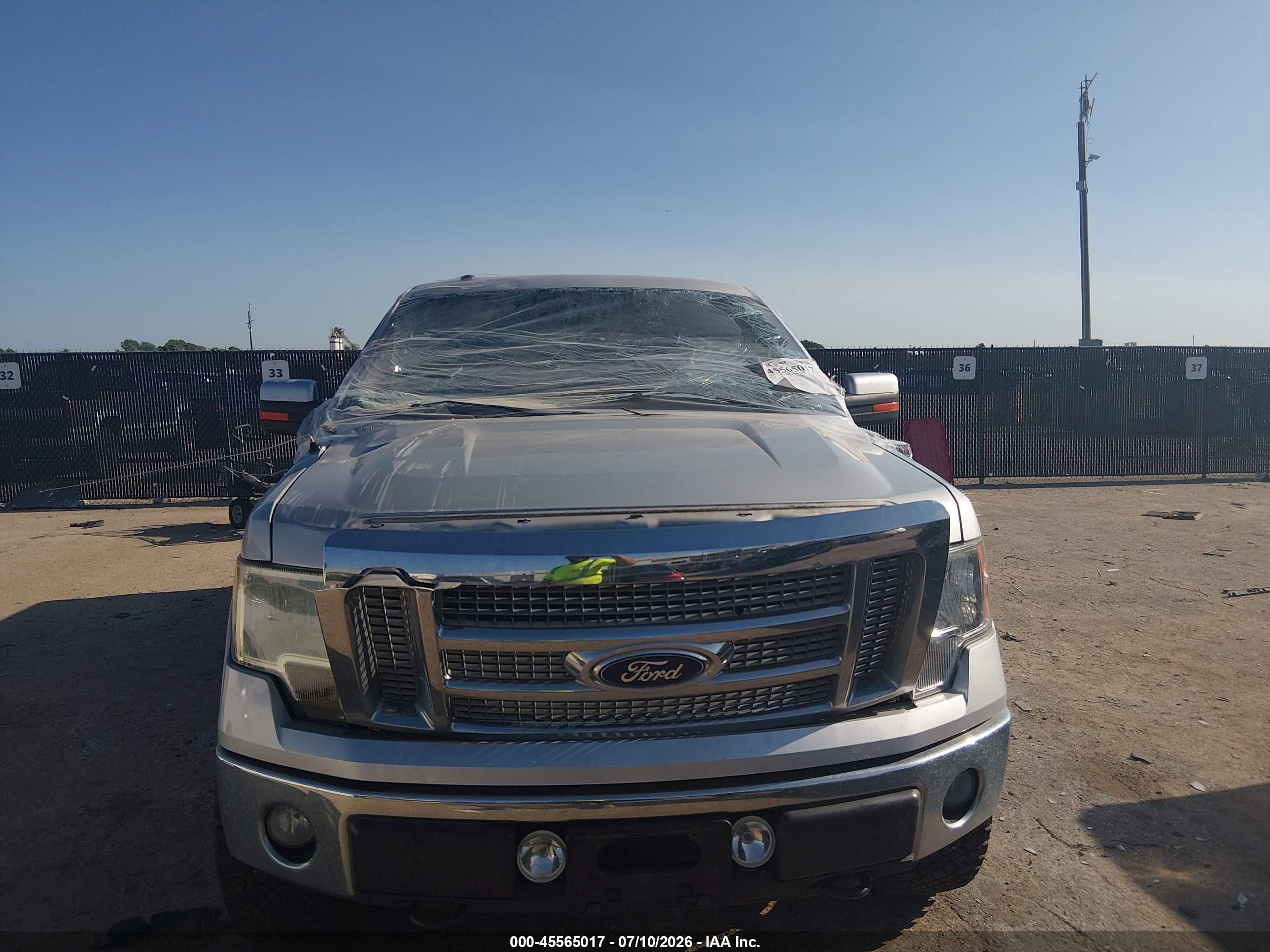2010 Ford F-150 Fx4/harley-davidson/king Ranch/lariat/platinum/xl/xlt Silver vin: 1FTFW1EV8AFC49597