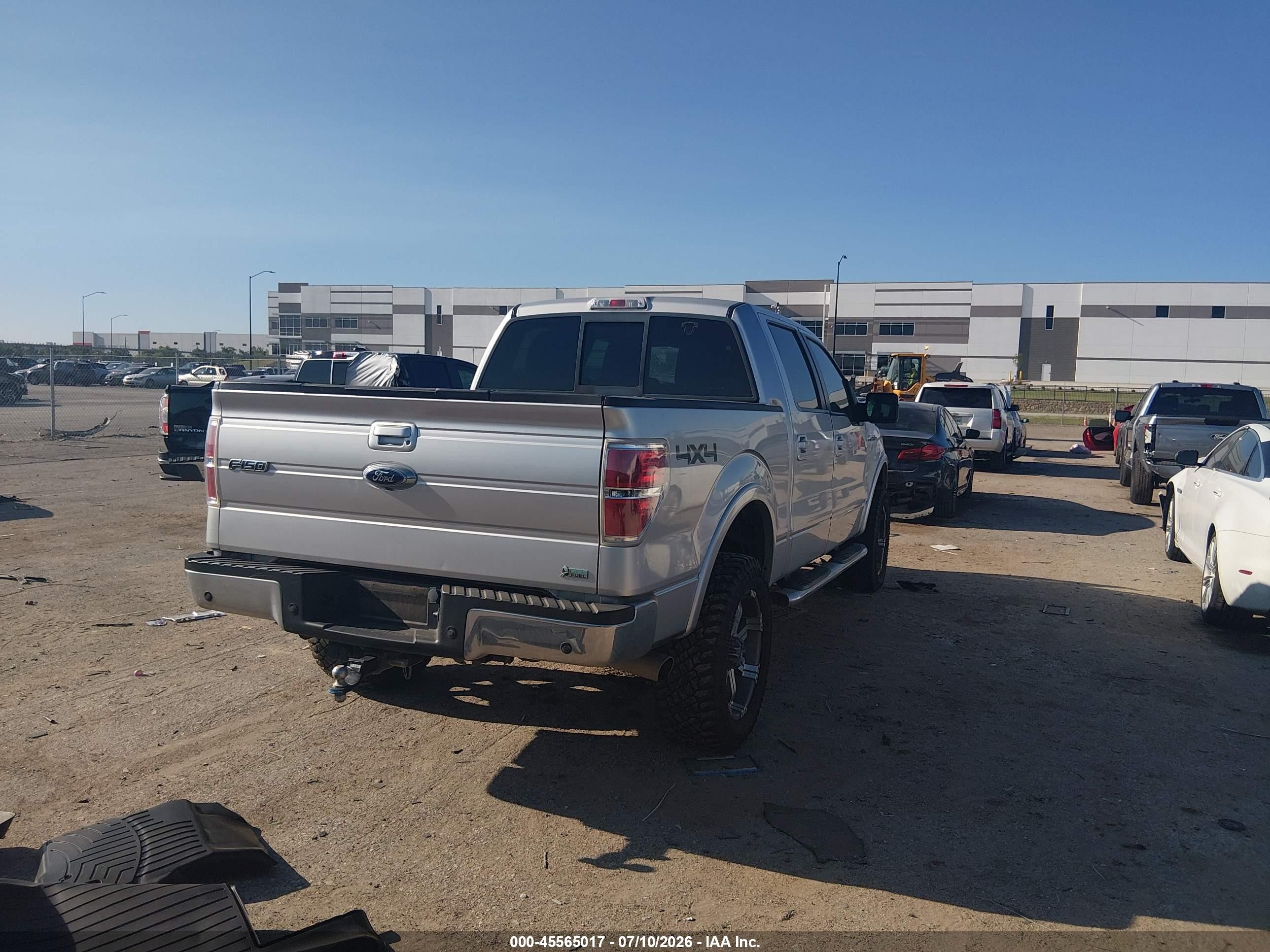 2010 Ford F-150 Fx4/harley-davidson/king Ranch/lariat/platinum/xl/xlt Silver vin: 1FTFW1EV8AFC49597