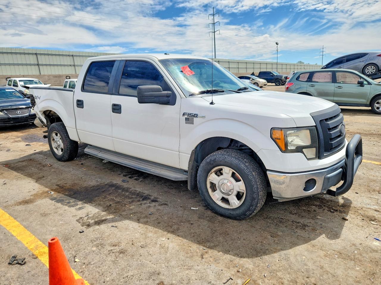 2010 Ford F150 Supercrew White vin: 1FTFW1EV8AFC72801