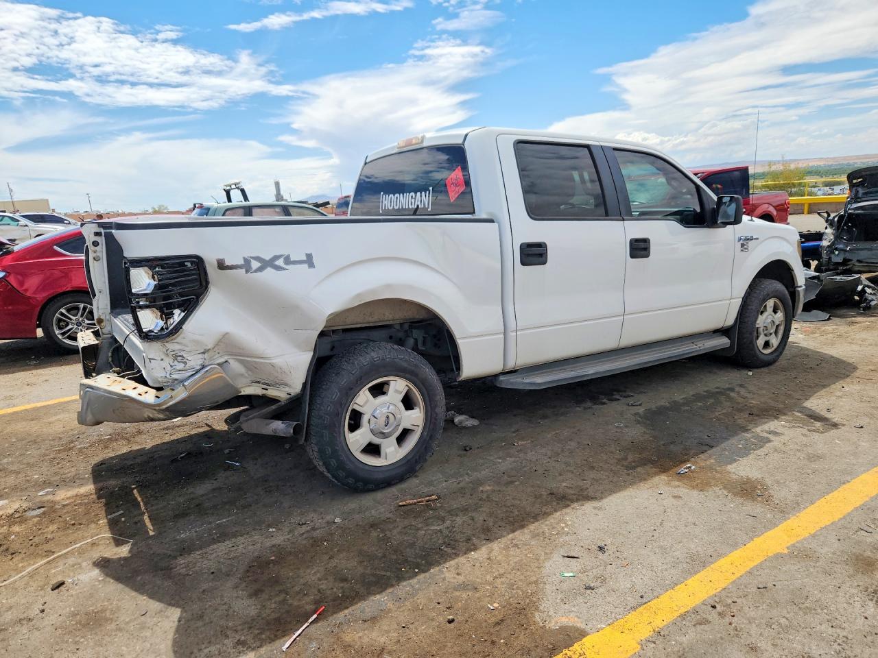 2010 Ford F150 Supercrew White vin: 1FTFW1EV8AFC72801