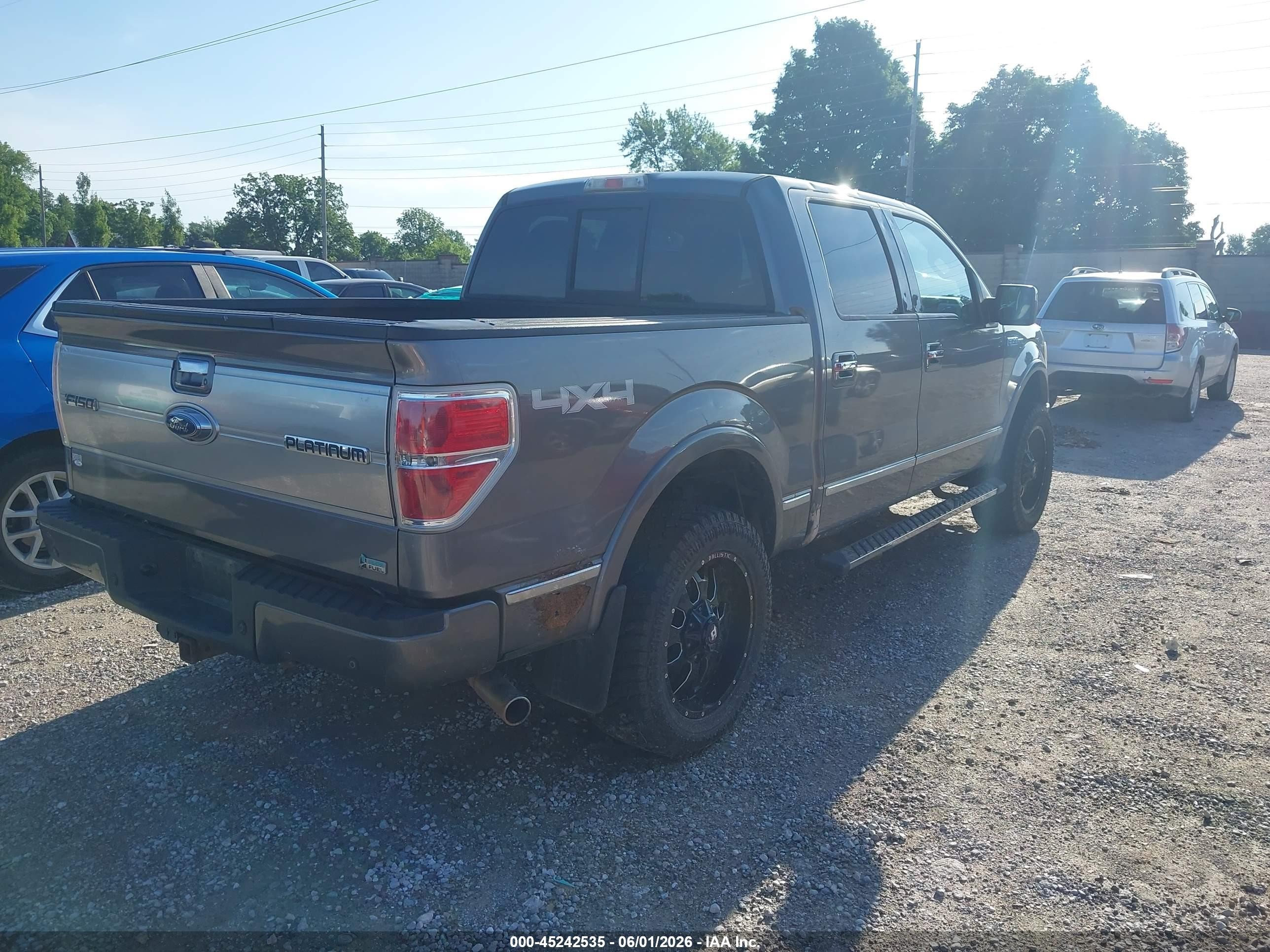 2010 Ford F-150 Platinum Silver vin: 1FTFW1EV8AFD79203