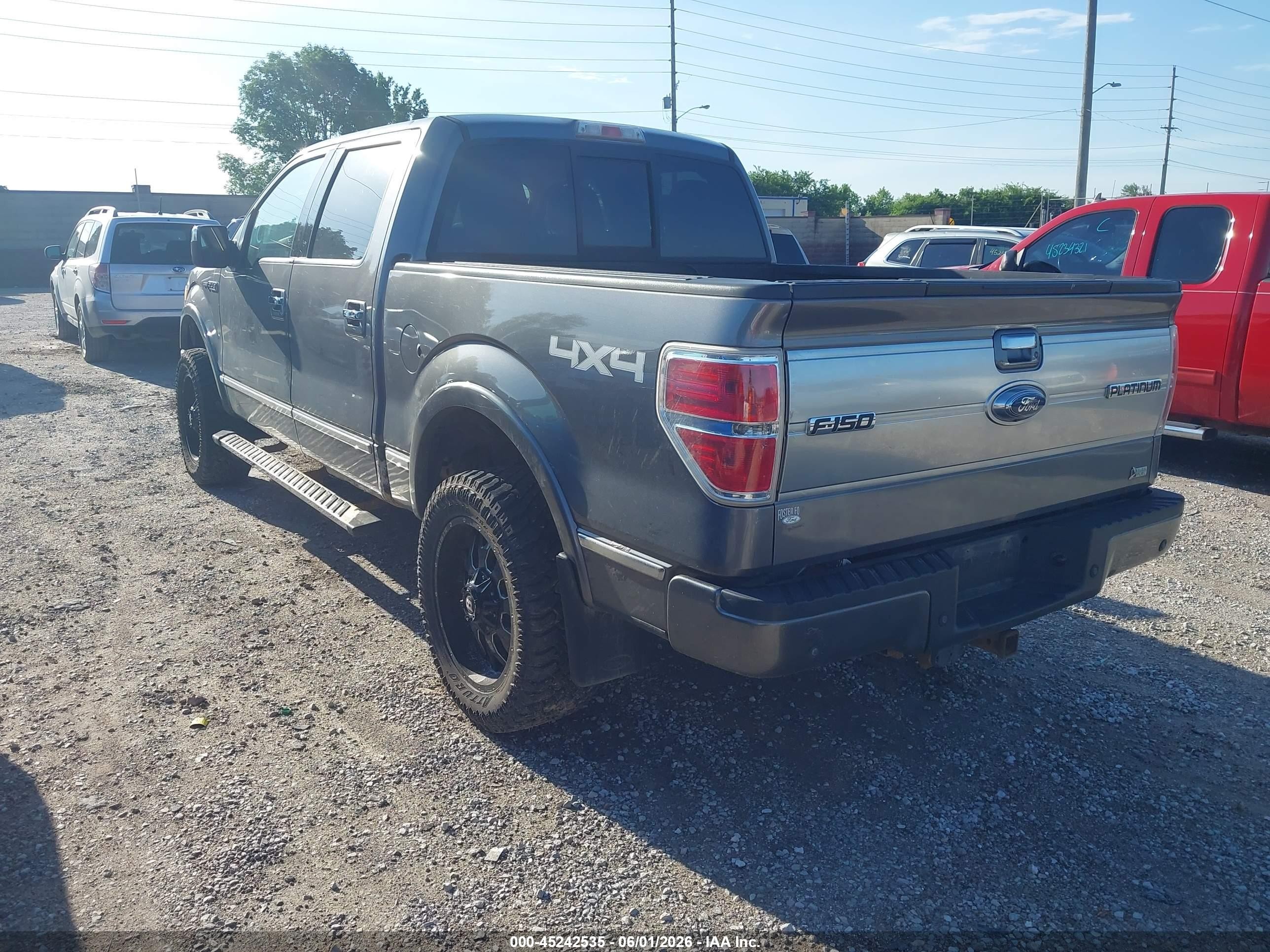 2010 Ford F-150 Platinum Silver vin: 1FTFW1EV8AFD79203