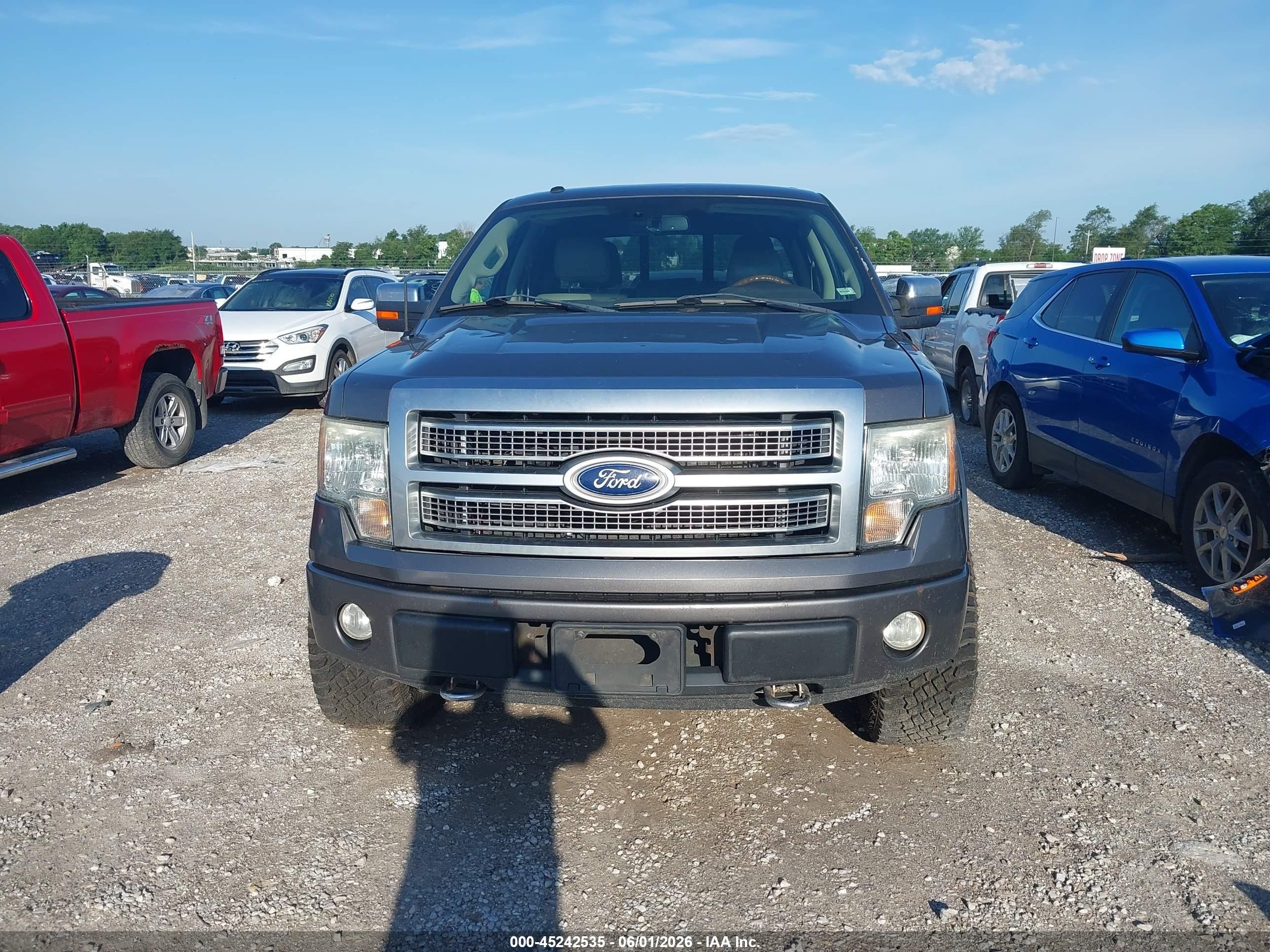 2010 Ford F-150 Platinum Silver vin: 1FTFW1EV8AFD79203
