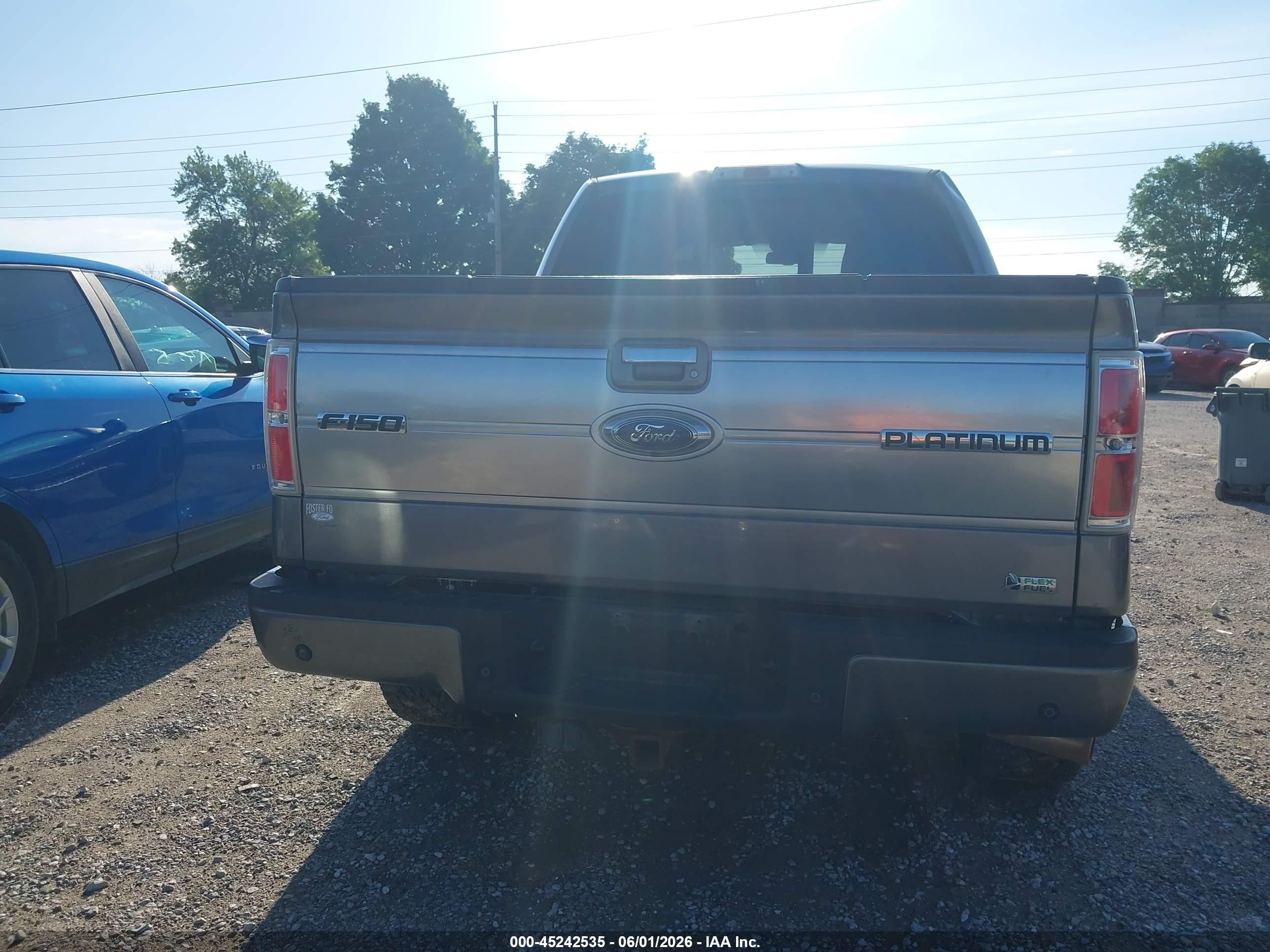 2010 Ford F-150 Platinum Silver vin: 1FTFW1EV8AFD79203