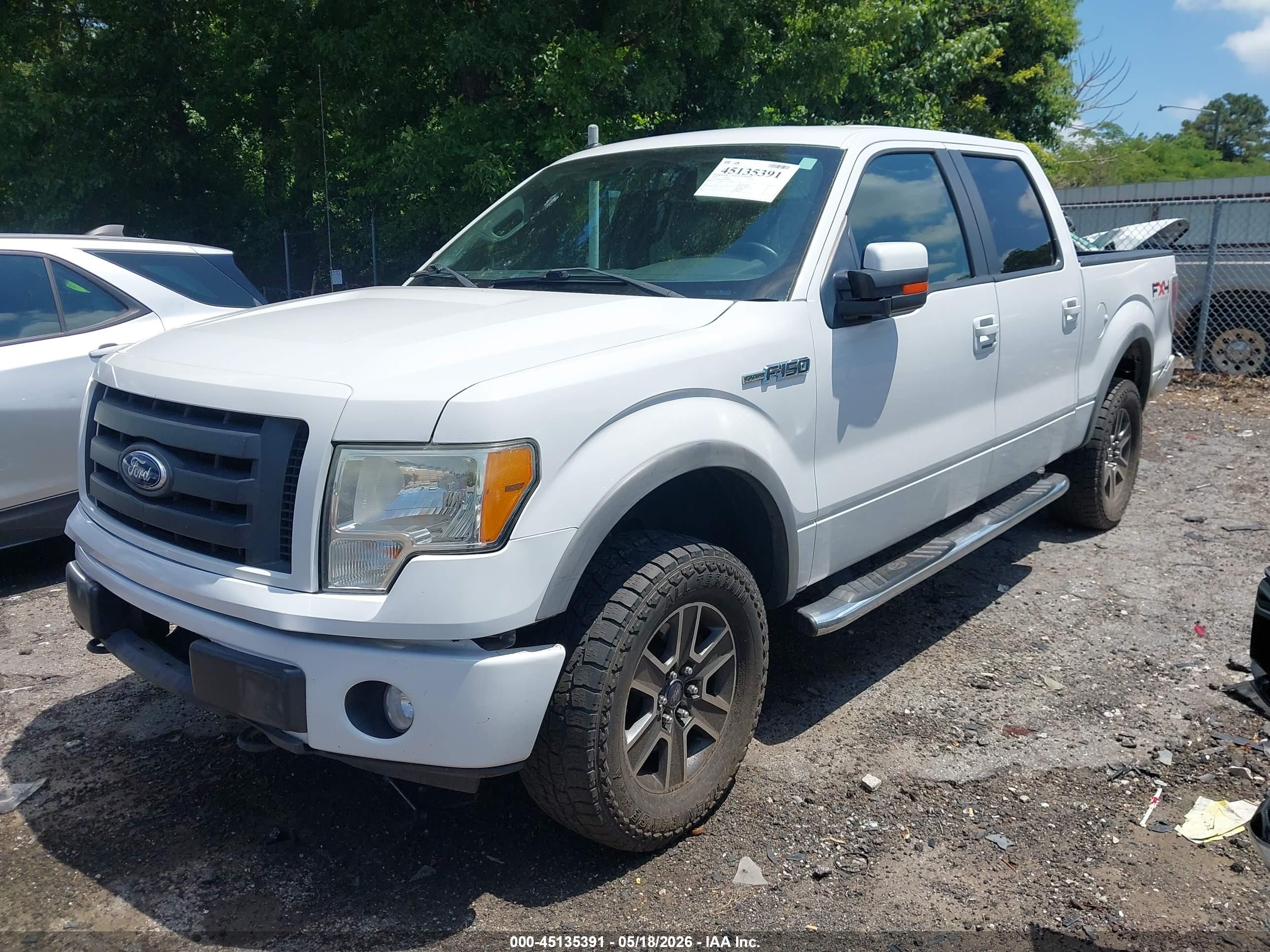 2010 Ford F-150 Fx4/harley-davidson/king Ranch/lariat/platinum/xl/xlt White vin: 1FTFW1EV8AFD96633