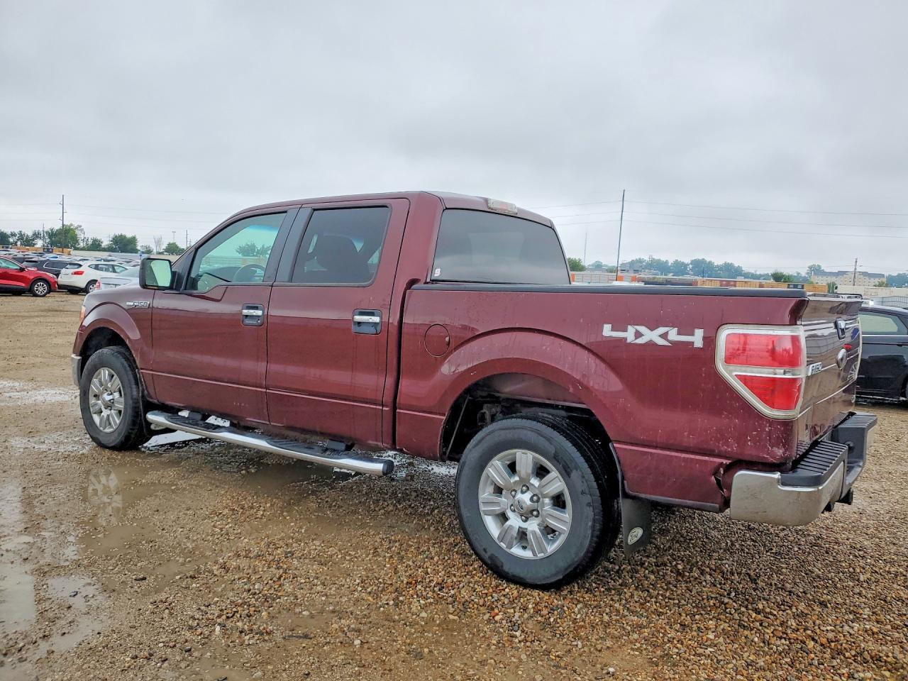 2010 Ford F150 Supercrew Maroon vin: 1FTFW1EV8AKA76459