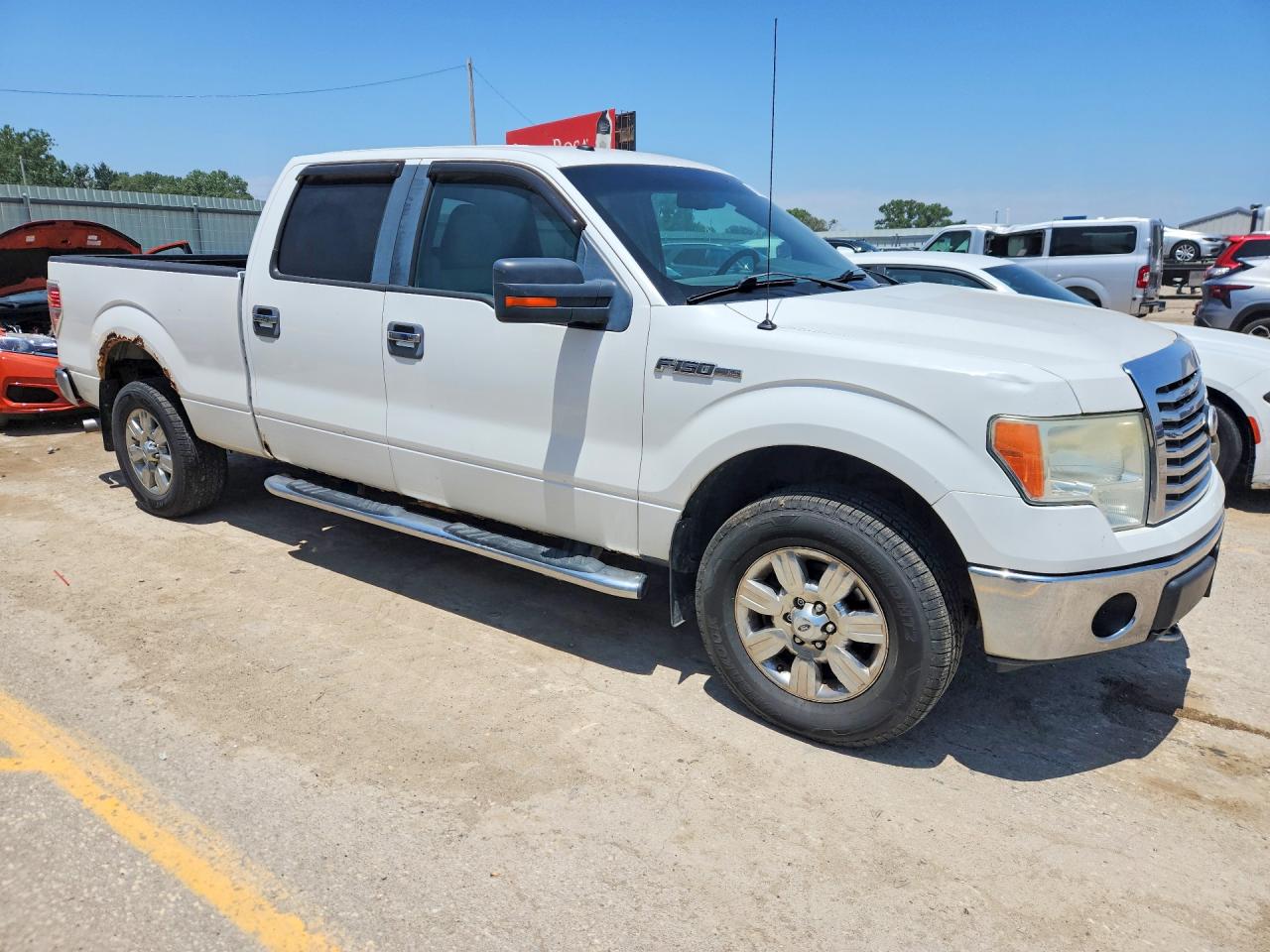 2010 Ford F150 Supercrew Белый vin: 1FTFW1EV8AKC37876