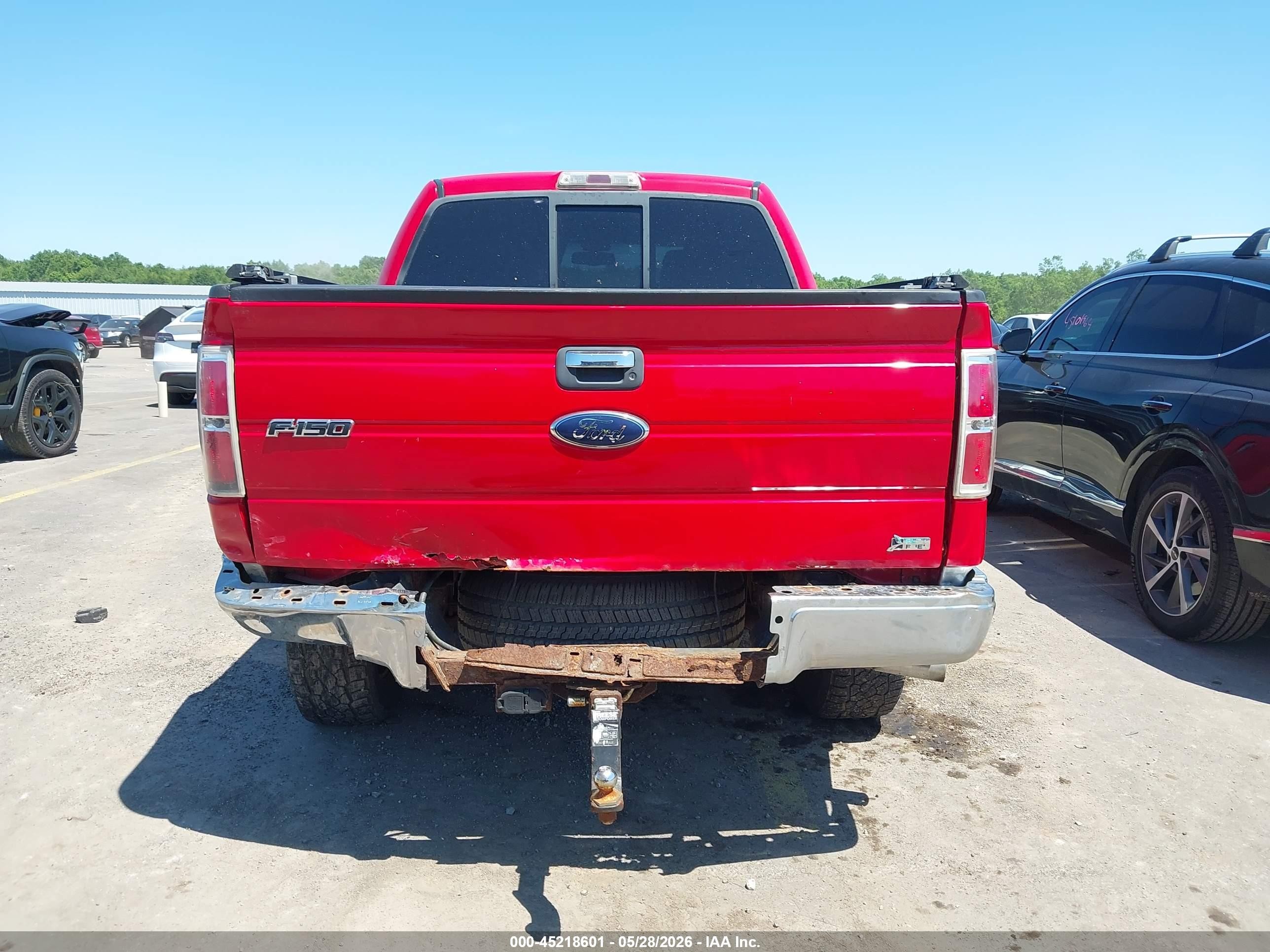 2010 Ford F-150 Fx4/harley-davidson/king Ranch/lariat/platinum/xl/xlt Red vin: 1FTFW1EV9AFA55676