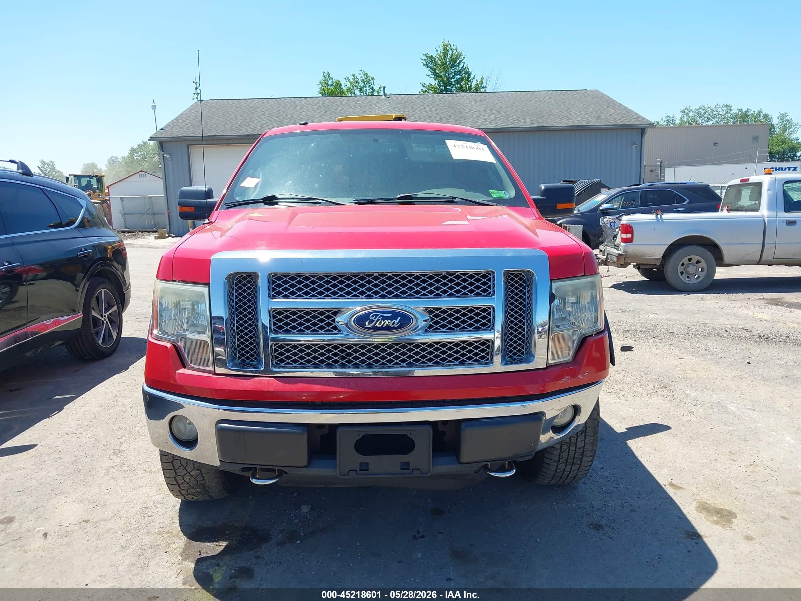 2010 Ford F-150 Fx4/harley-davidson/king Ranch/lariat/platinum/xl/xlt Red vin: 1FTFW1EV9AFA55676