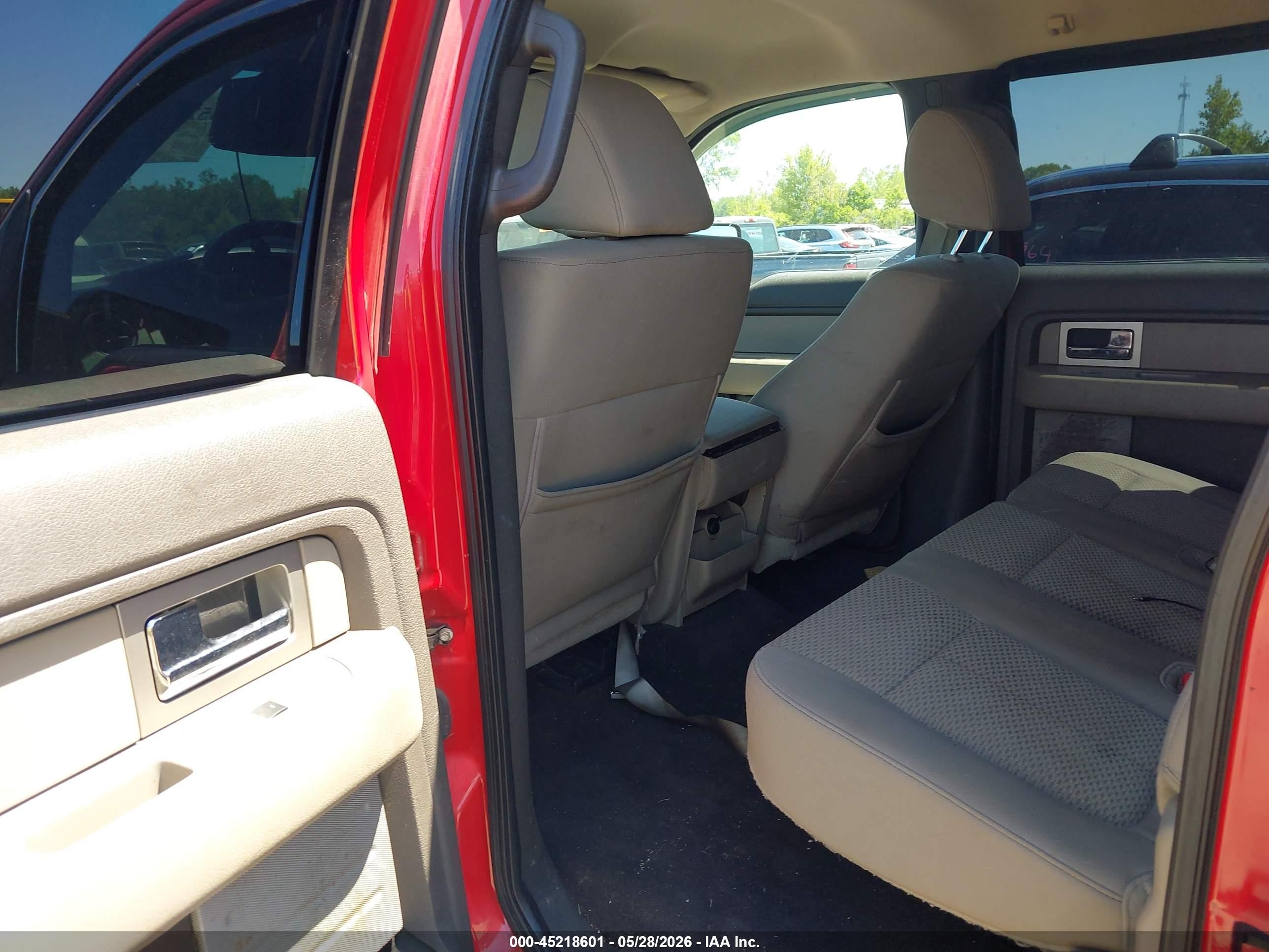 2010 Ford F-150 Fx4/harley-davidson/king Ranch/lariat/platinum/xl/xlt Red vin: 1FTFW1EV9AFA55676