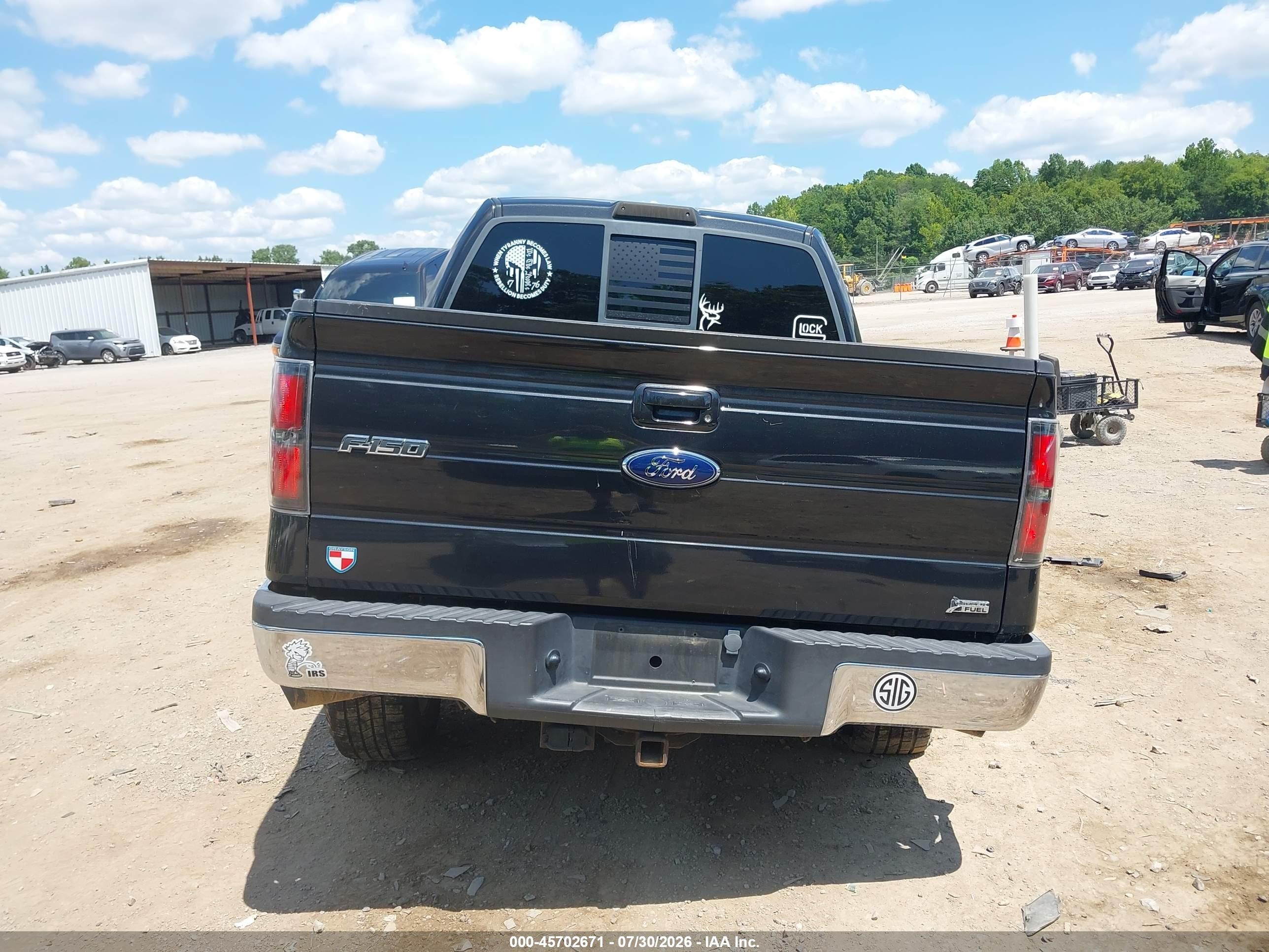 2010 Ford F-150 Fx4/harley-davidson/king Ranch/lariat/platinum/xl/xlt Black vin: 1FTFW1EV9AFA67603