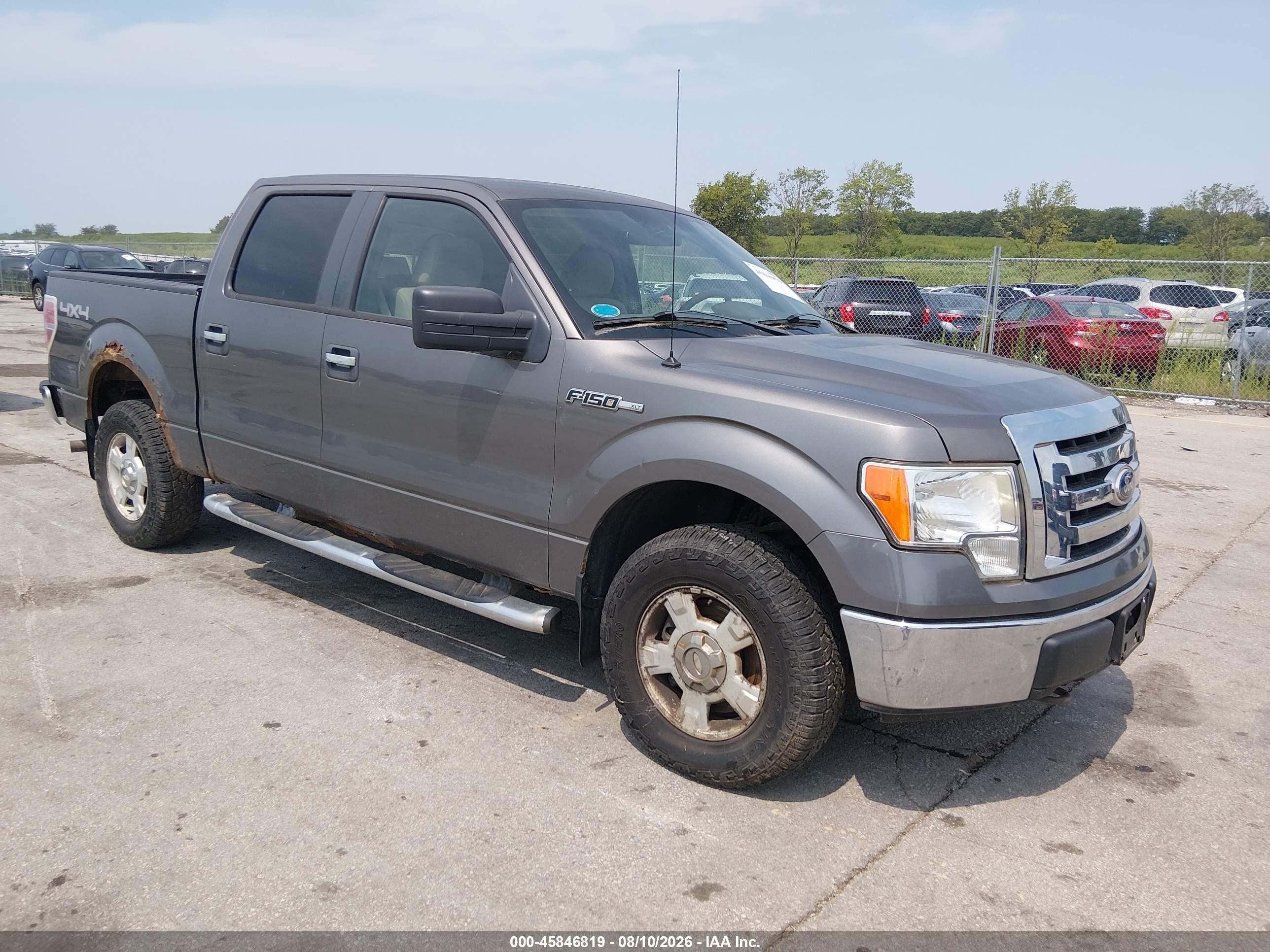 2010 Ford F-150   Gray vin: 1FTFW1EV9AFA93750