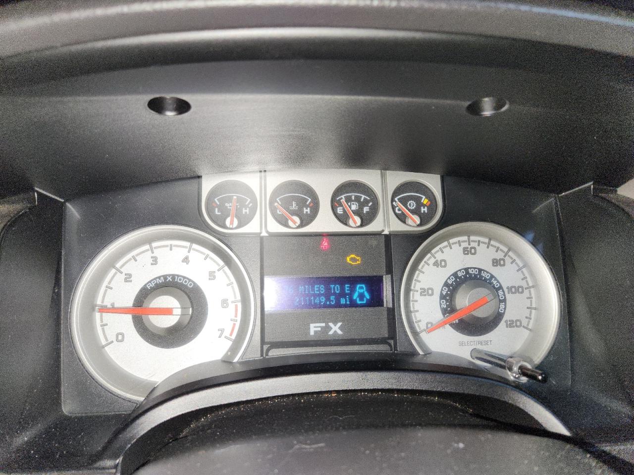 2010 Ford F150 Supercrew Blue vin: 1FTFW1EV9AFB70567 Damage: Warning Light - Engine, On, Unacceptable
