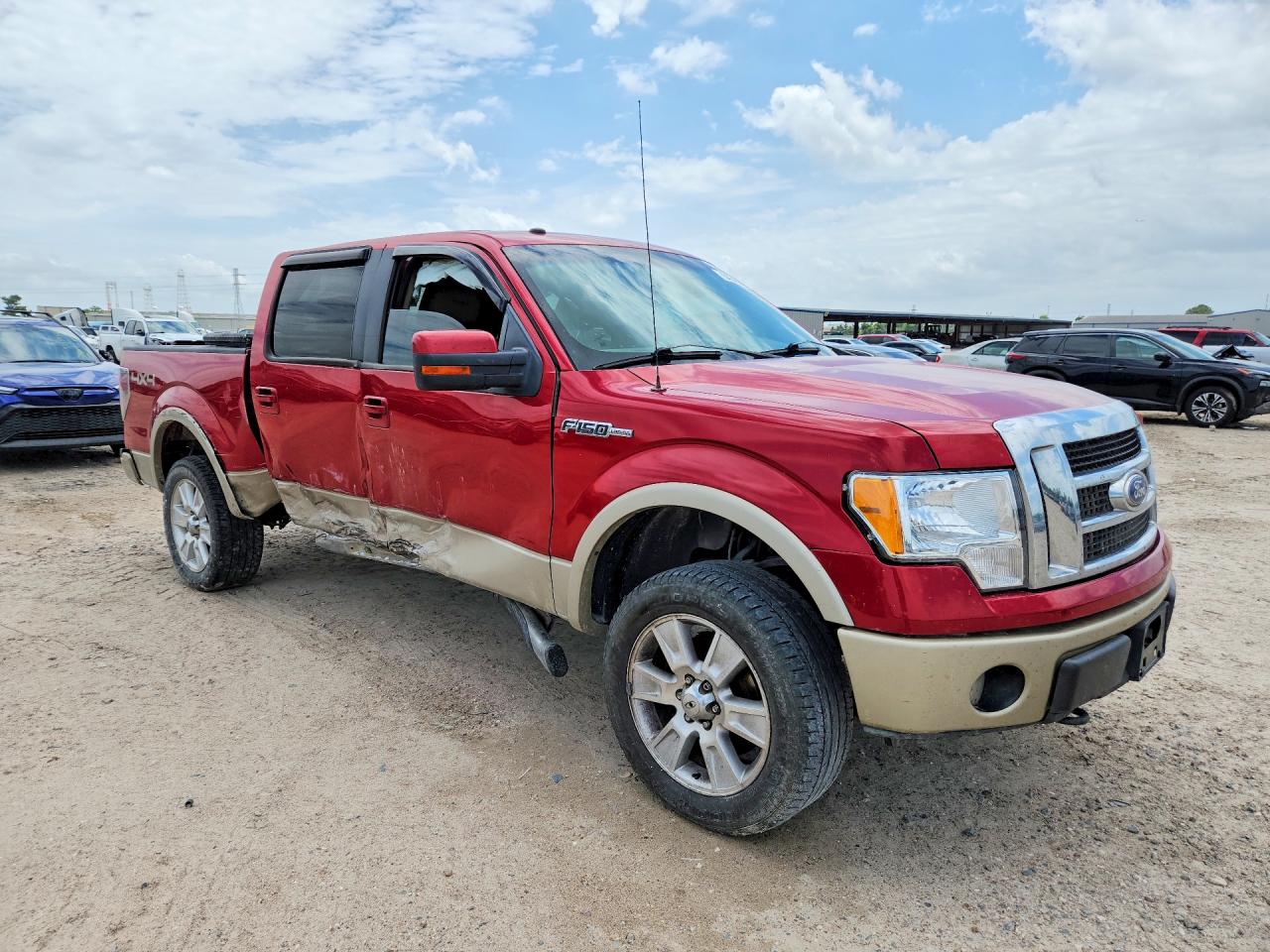 2010 Ford F150 Supercrew Red vin: 1FTFW1EV9AFB83061