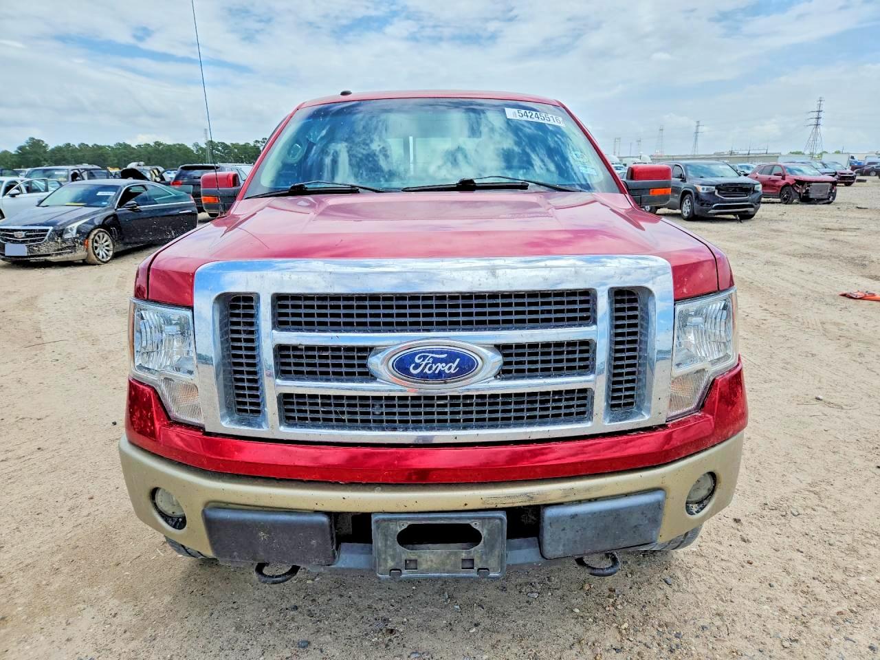 2010 Ford F150 Supercrew Red vin: 1FTFW1EV9AFB83061