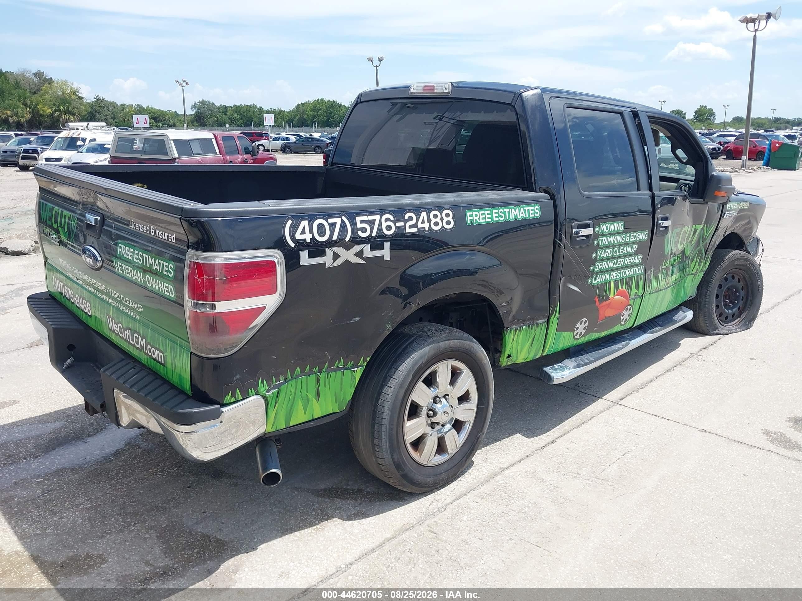 2010 Ford F-150 Fx4/harley-davidson/king Ranch/lariat/platinum/xl/xlt Black vin: 1FTFW1EV9AFC02949